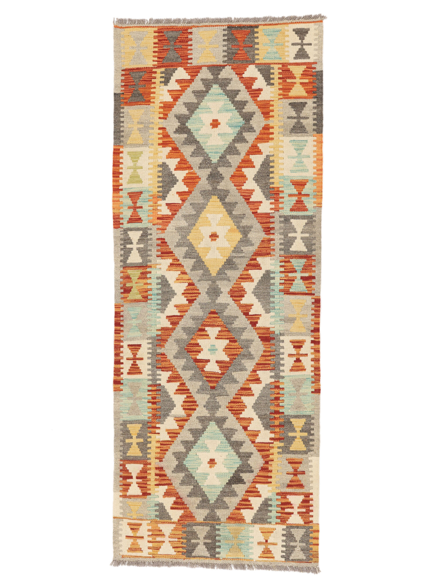Kelim Afghan Old Stil Teppich 78×203