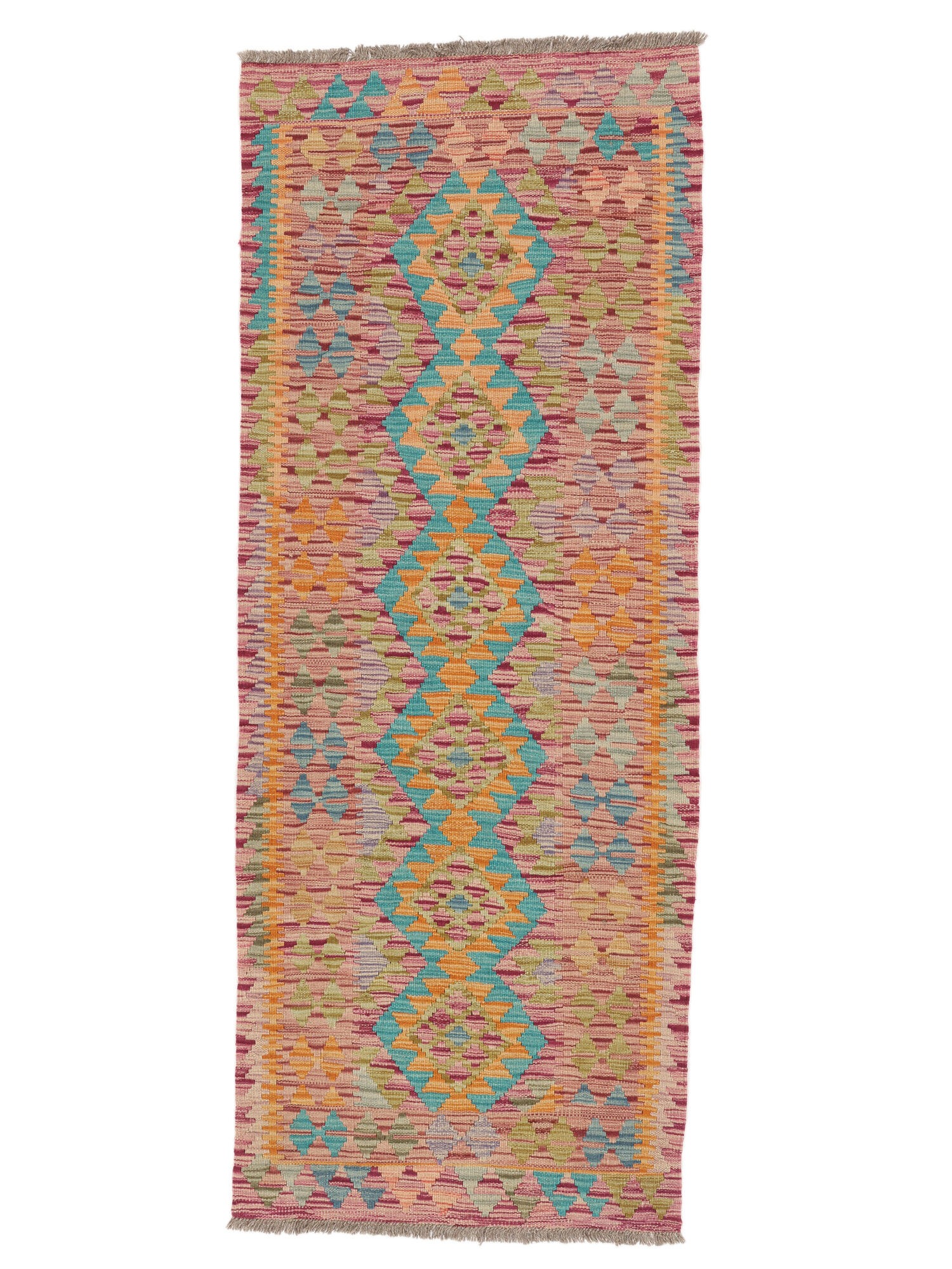 Kelim Afghan Old Stil Teppich 75×189
