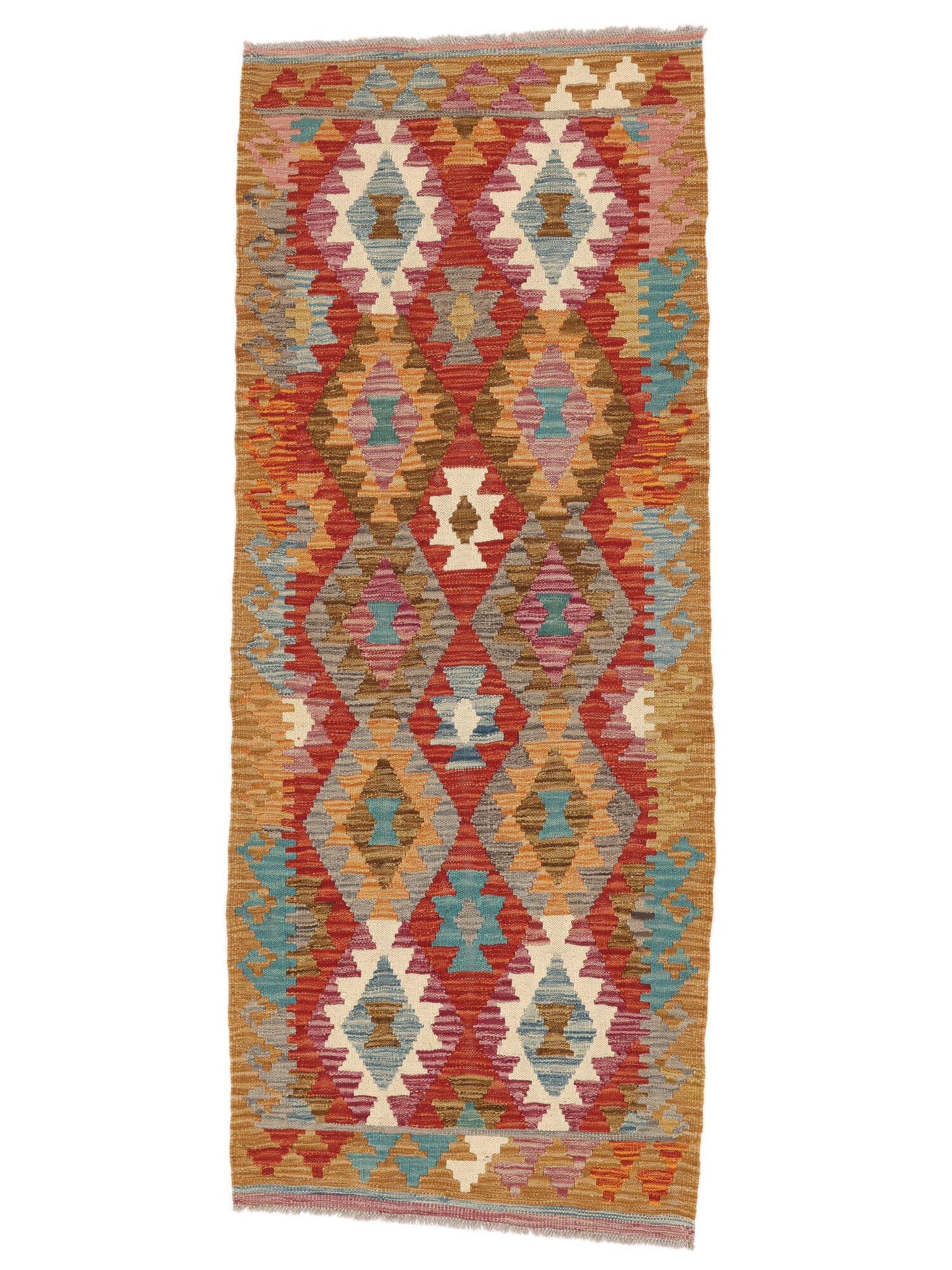 Kelim Afghan Old Stil Teppich 80×197