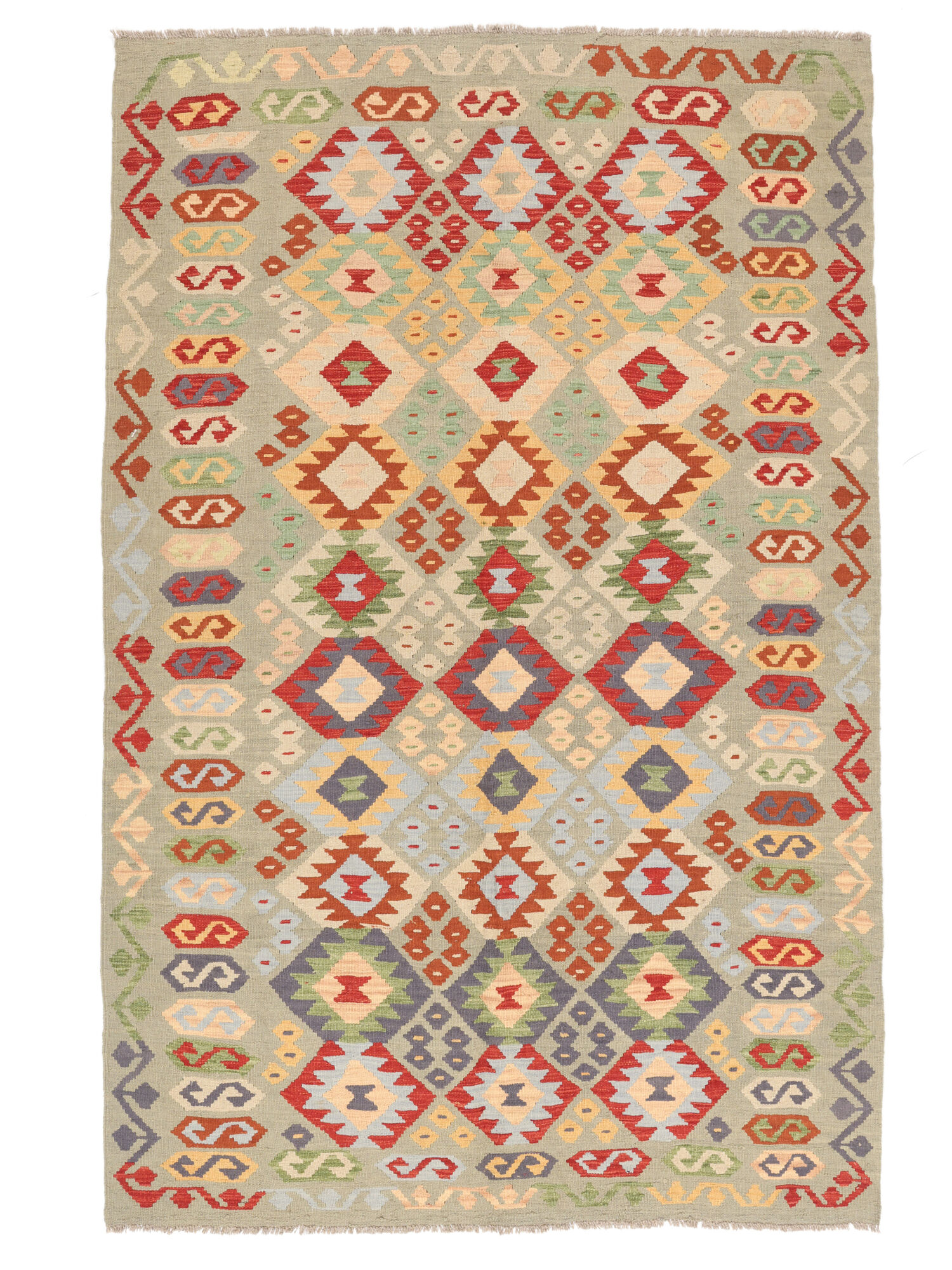Kelim Afghan Old Stil Teppich 170×263