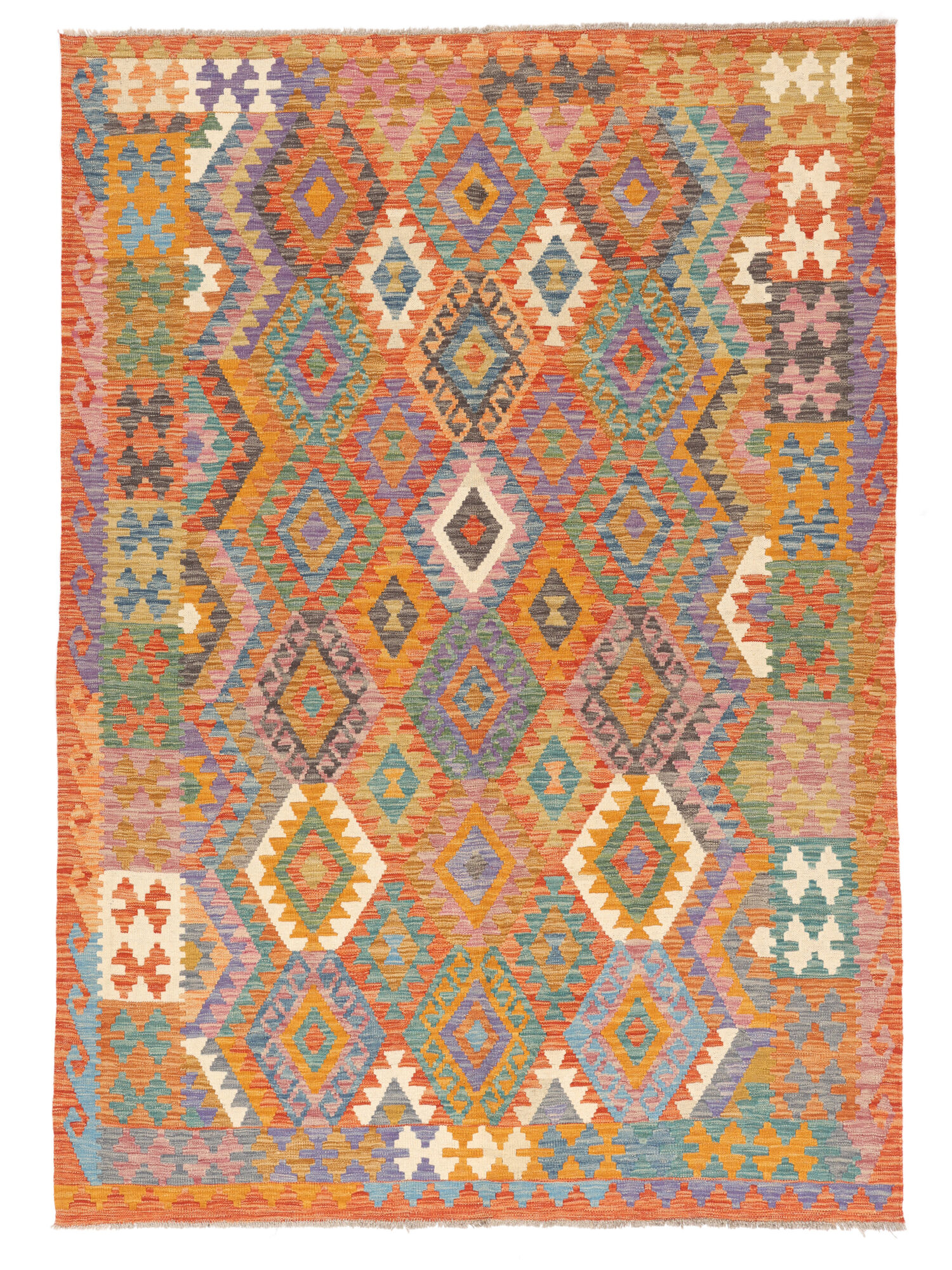 Kelim Afghan Old Stil Teppich 180×255
