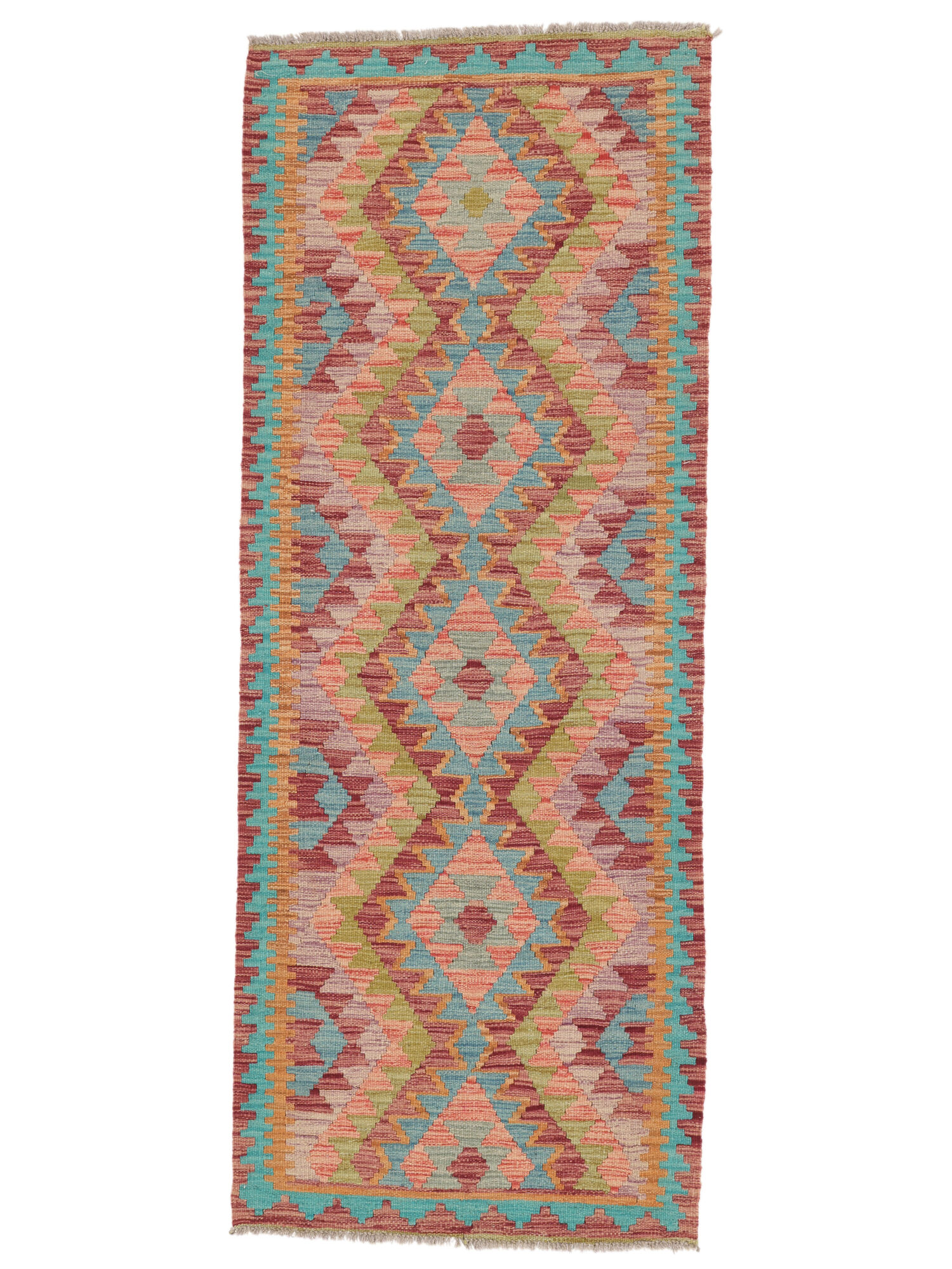 Kelim Afghan Old Stil Teppich 78×201