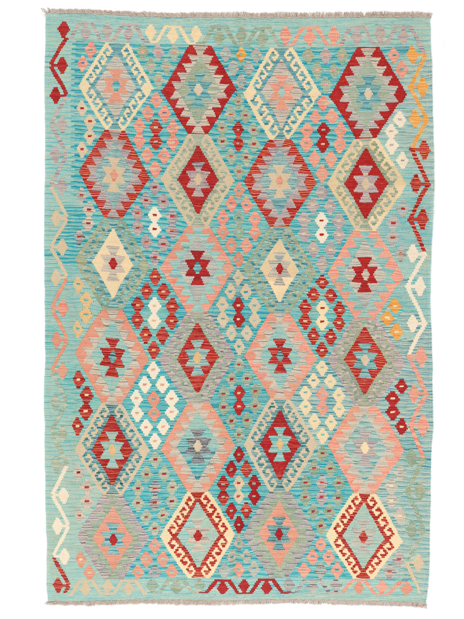 Kelim Afghan Old Stil Teppich 167×253