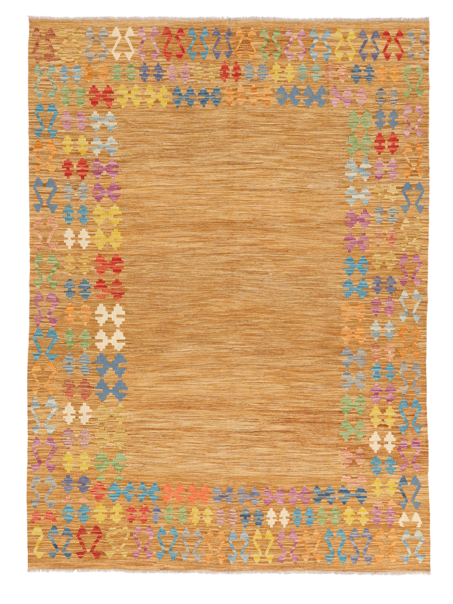 Kelim Afghan Old Stil Teppich 187×256