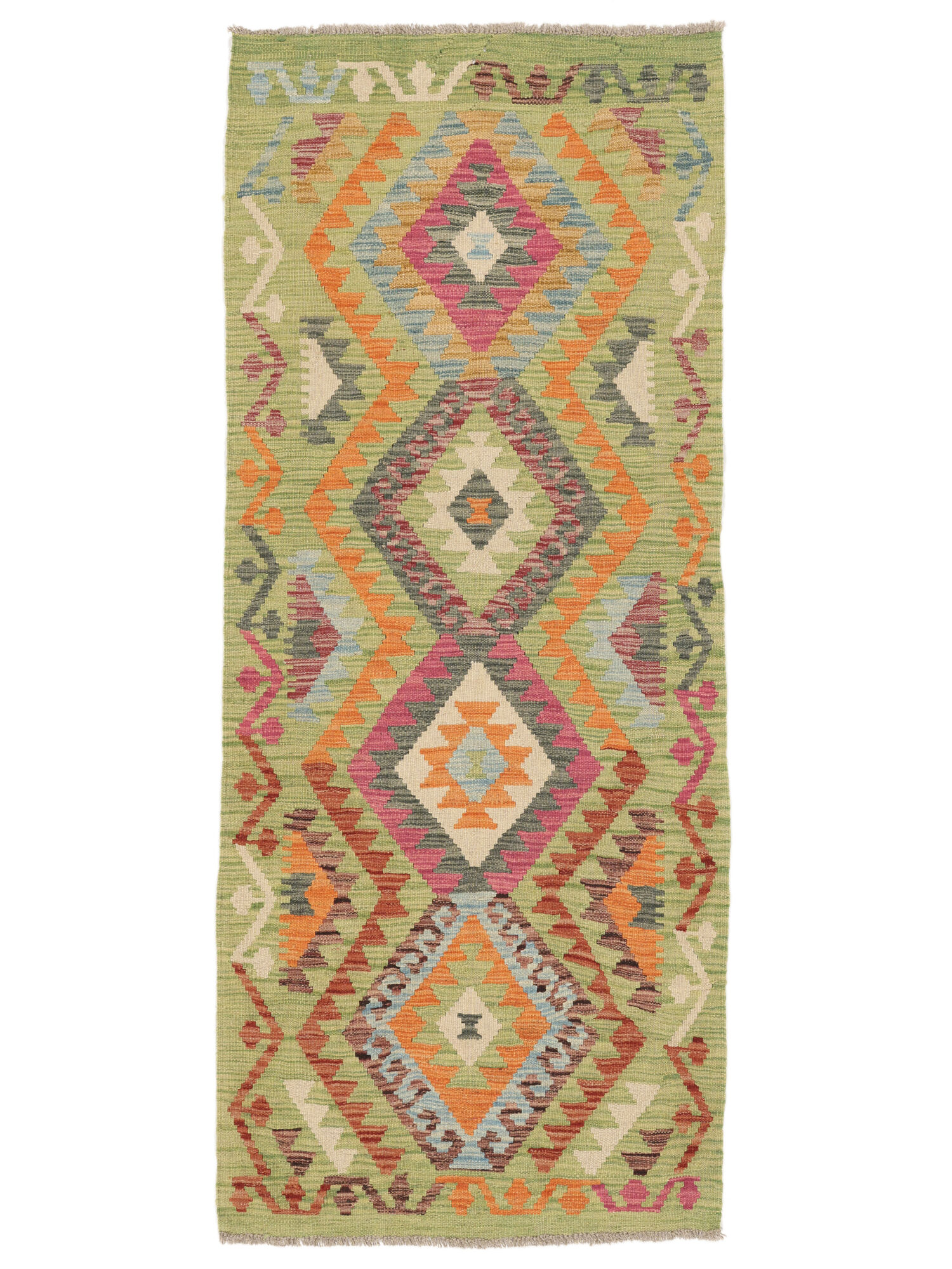 Kelim Afghan Old Stil Teppich 80×194