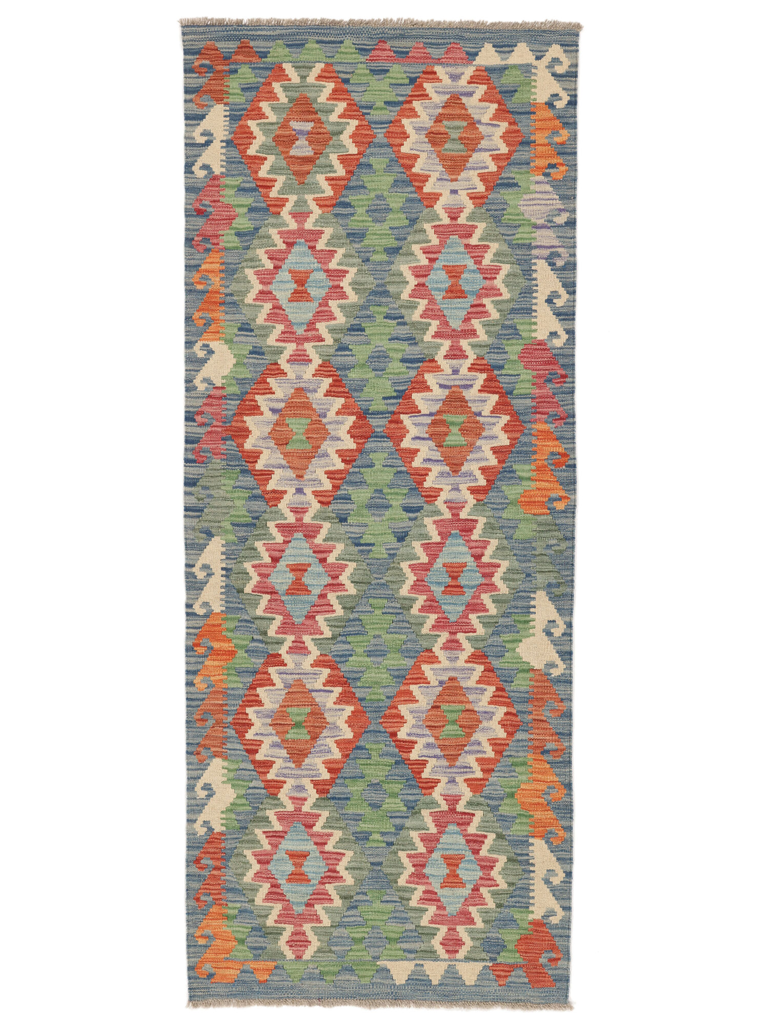 Kelim Afghan Old Stil Teppich 79×202