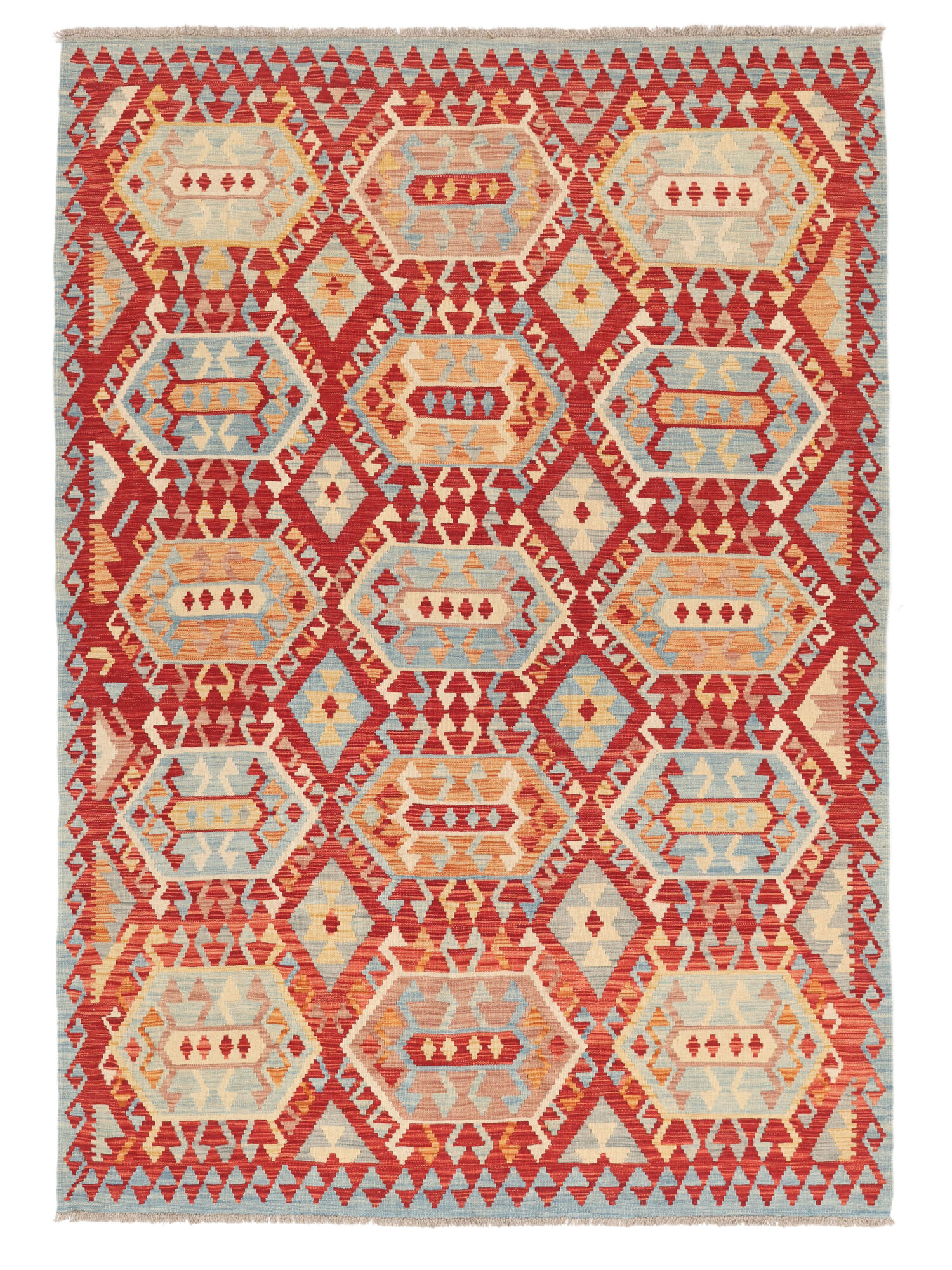 Kelim Afghan Old Stil Teppich 175×248