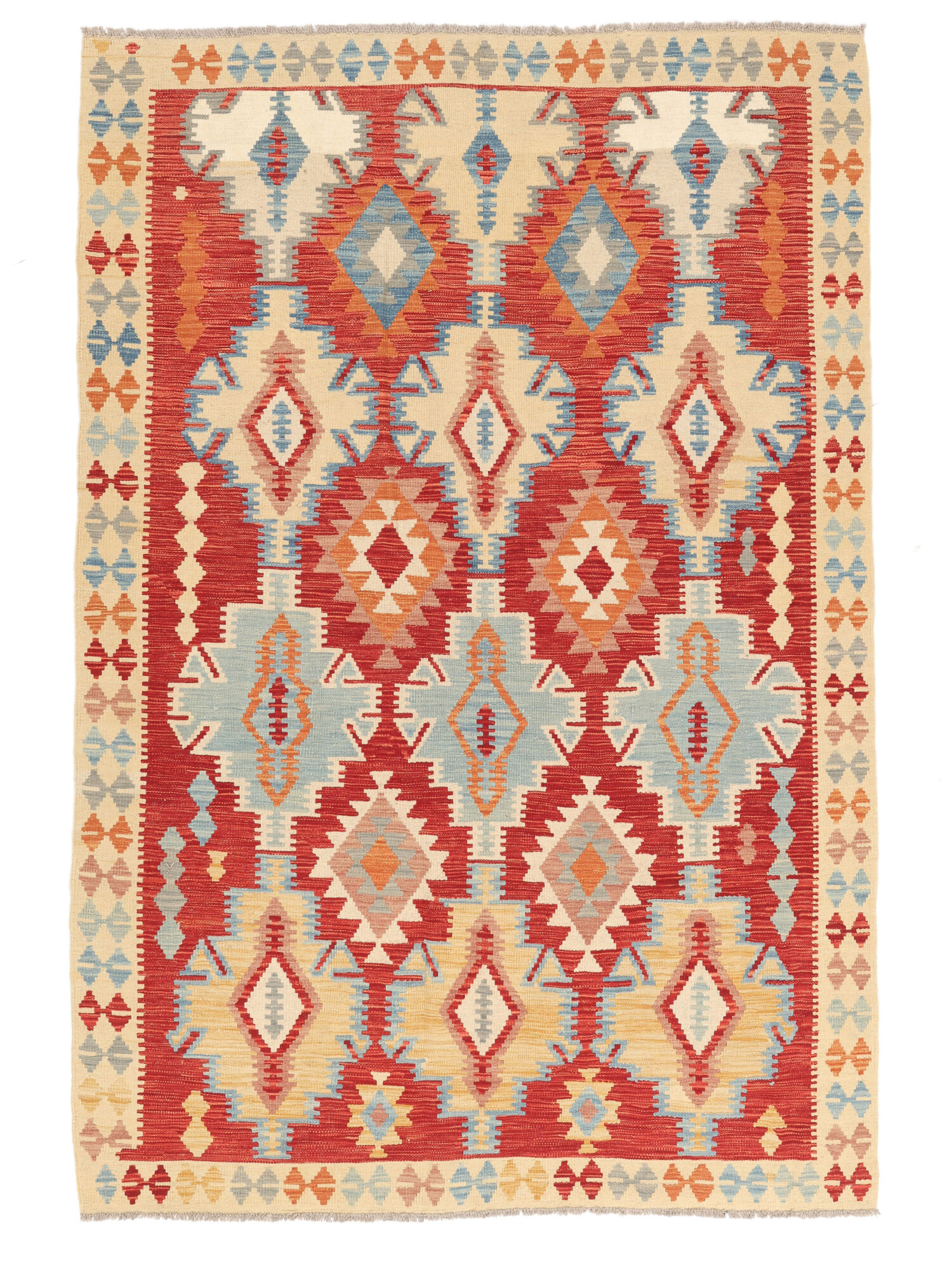 Kelim Afghan Old Stil Teppich 174×251