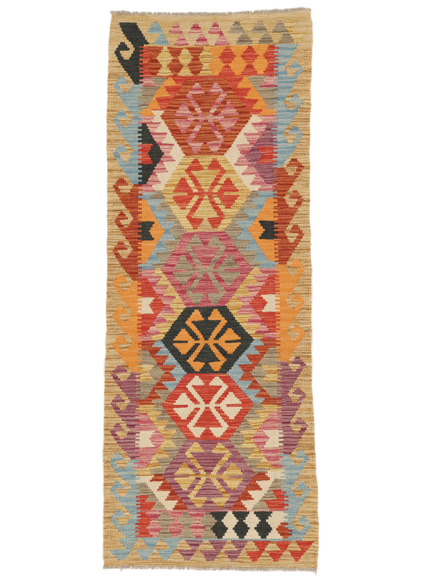 Kelim Afghan Old Stil Teppich 75×197
