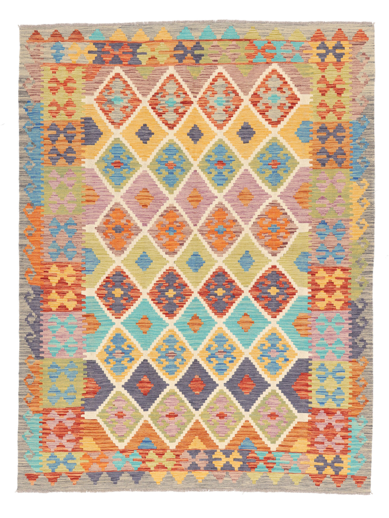 Kelim Afghan Old Stil Teppich 176×233