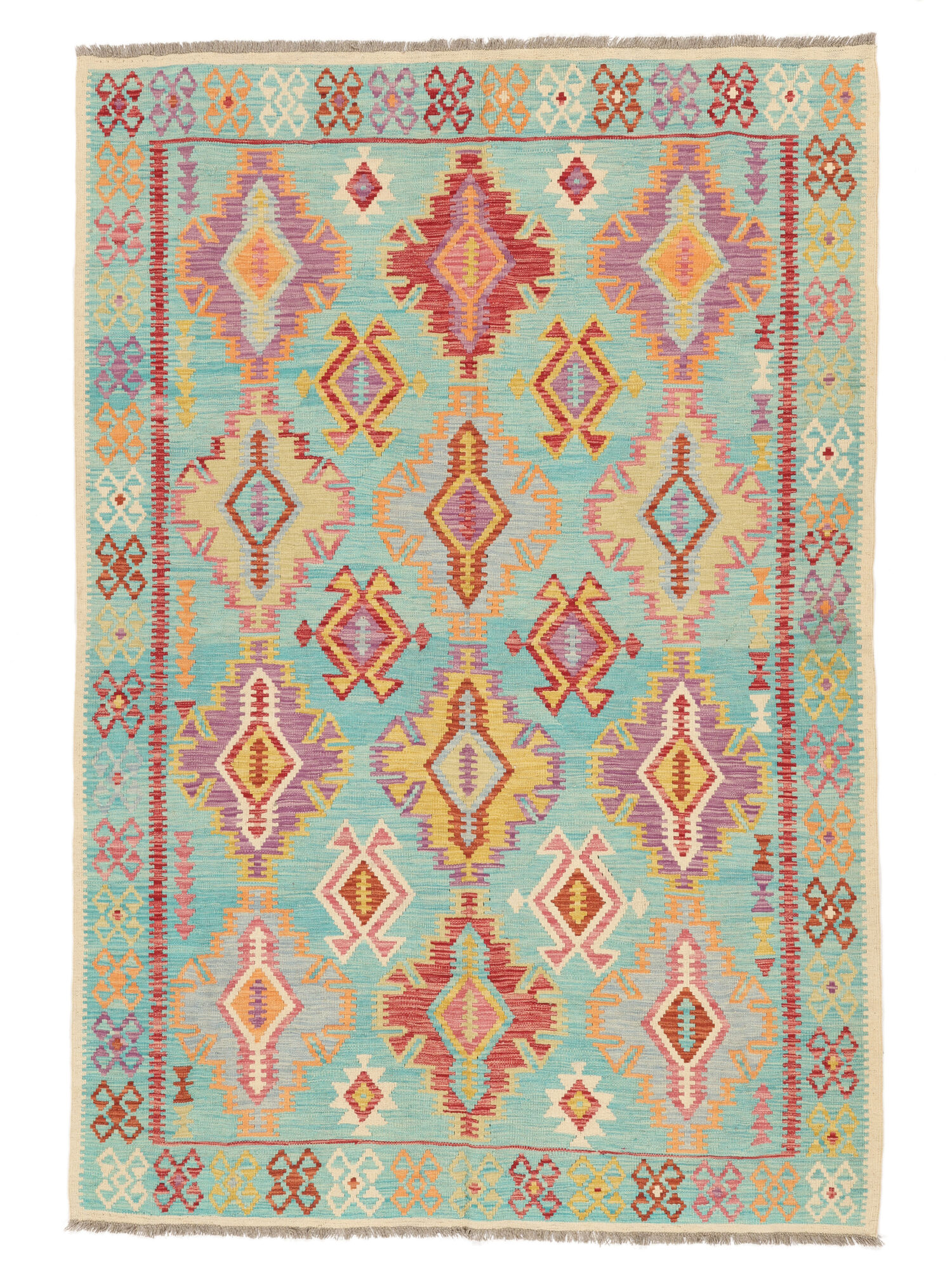 Kelim Afghan Old Stil Teppich 180×260