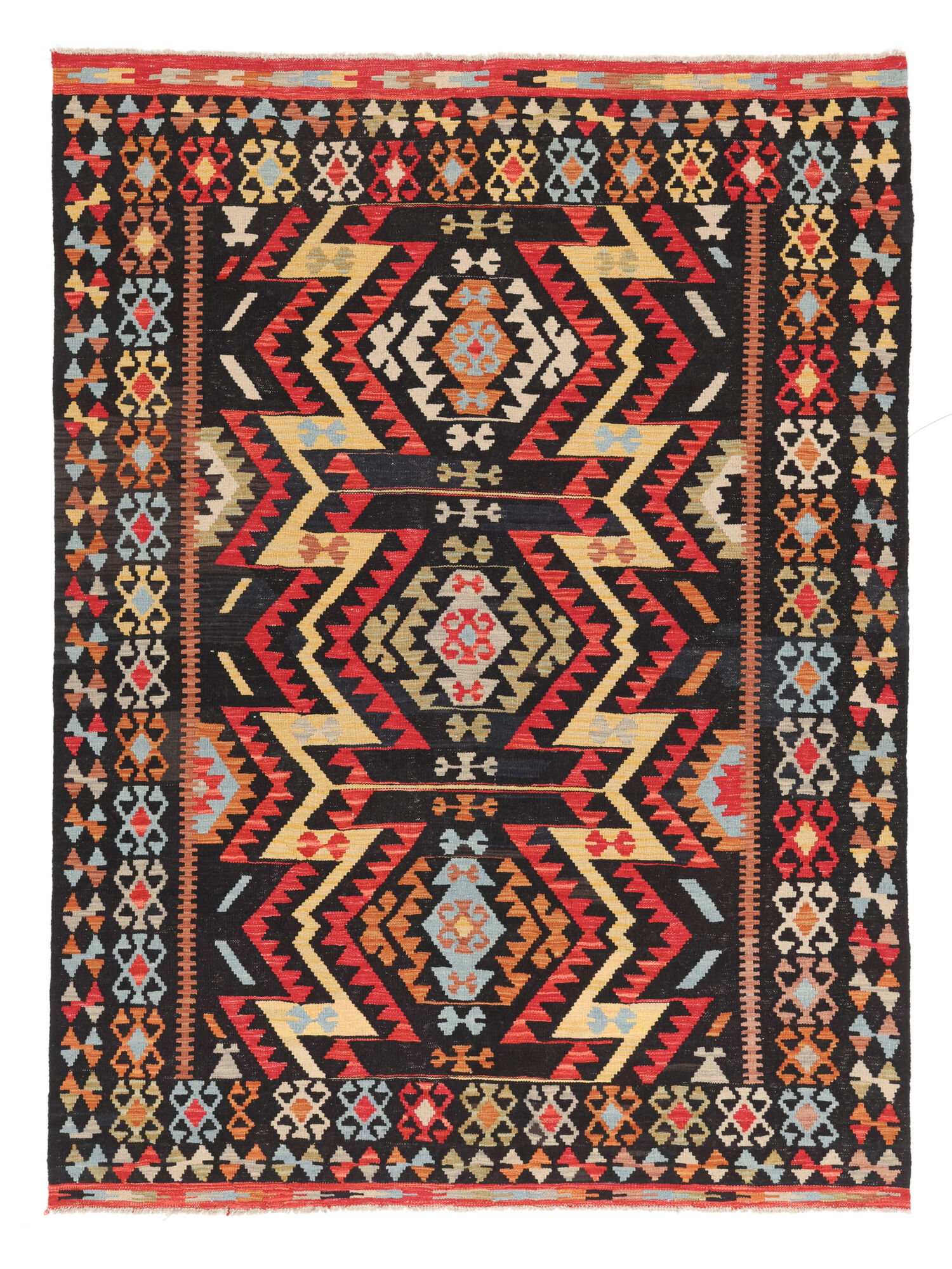 Kelim Afghan Old Stil Teppich 179×242