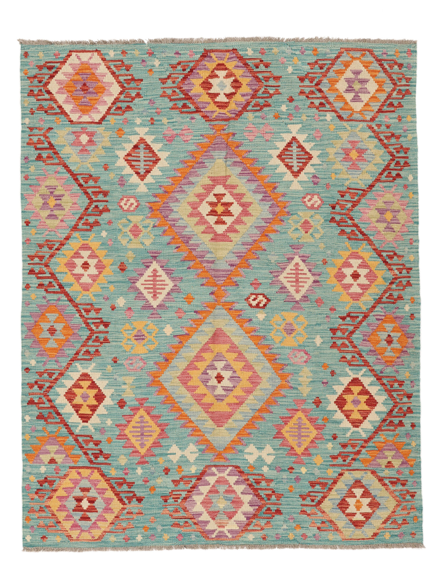 Kelim Afghan Old Stil Teppich 145×186