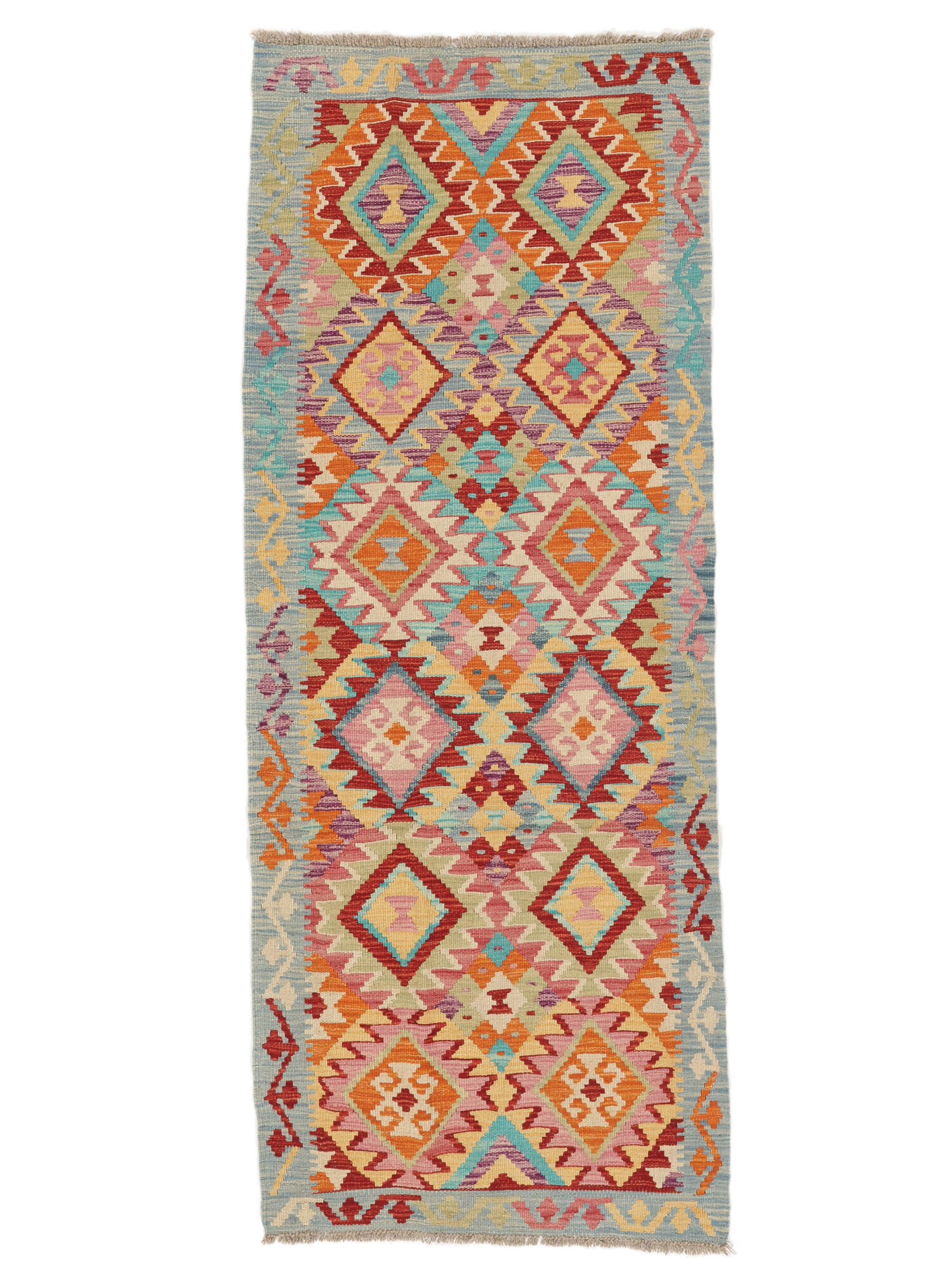Kelim Afghan Old Stil Teppich 75×194