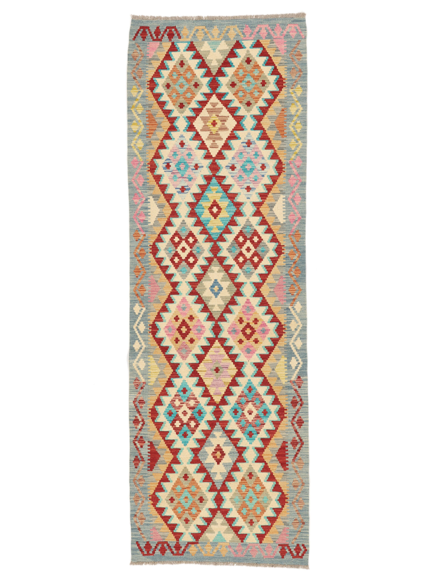 Kelim Afghan Old Stil Teppich 79×240