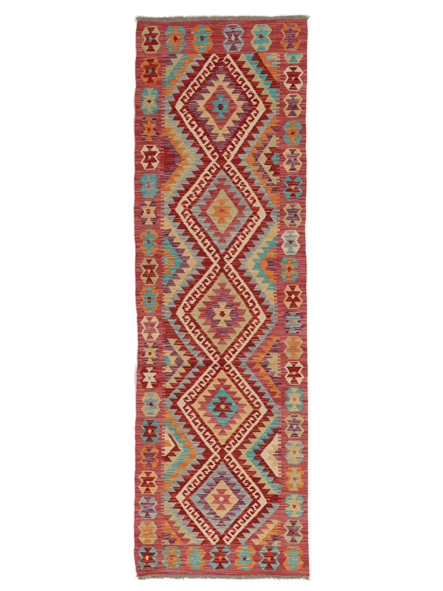 Kelim Afghan Old Stil Teppich 73×237