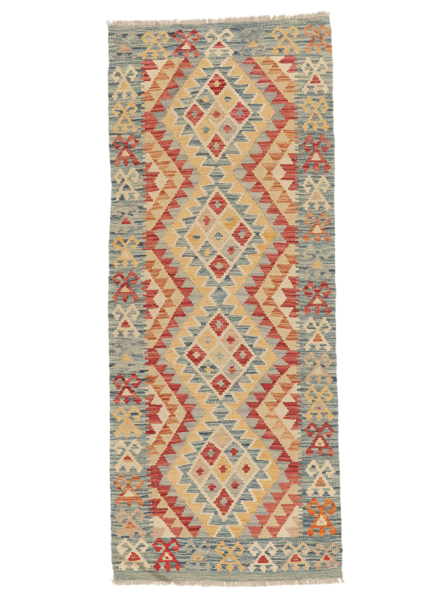 Kelim Afghan Old Stil Teppich 81×202