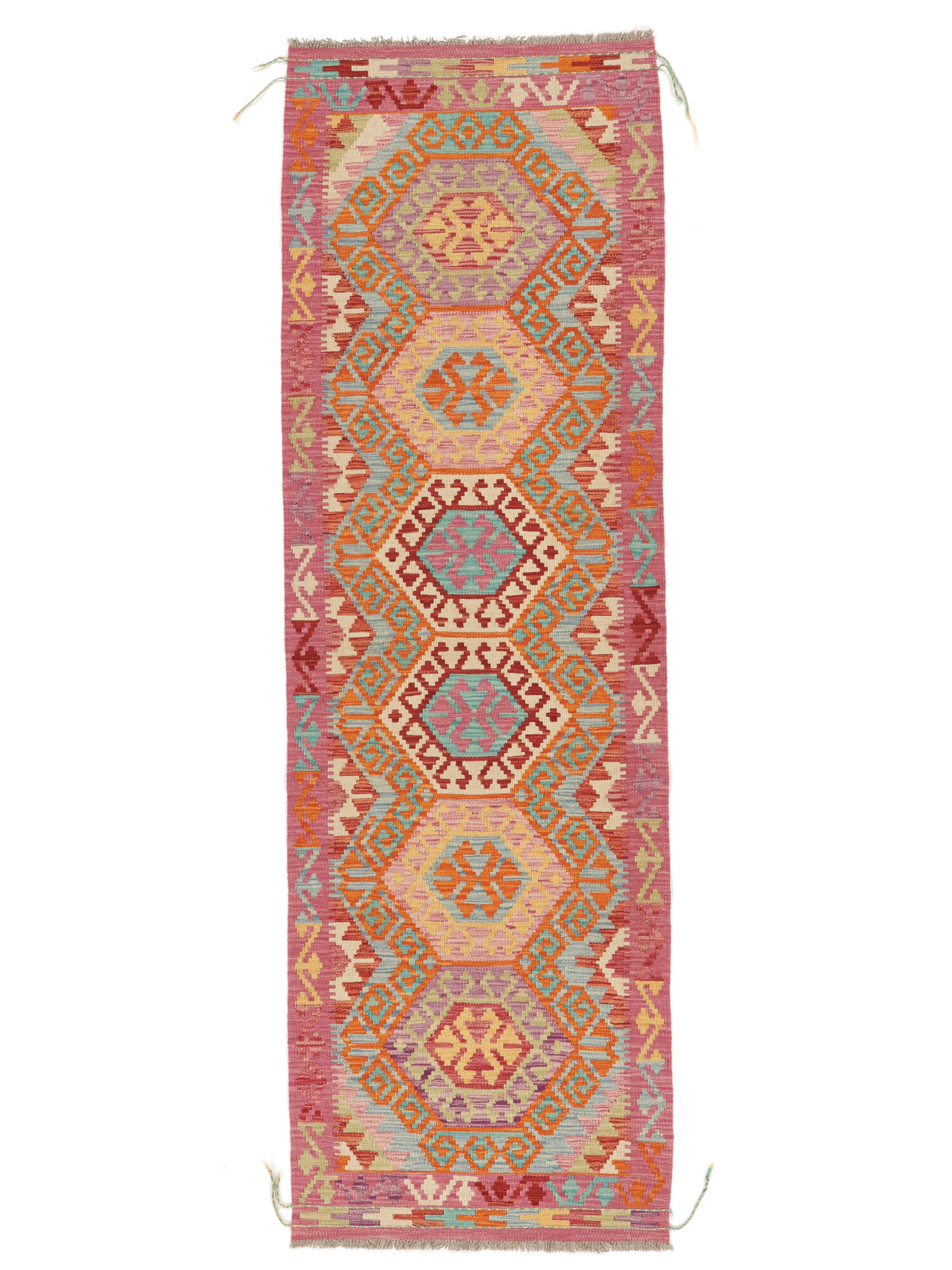 Kelim Afghan Old Stil Teppich 75×236
