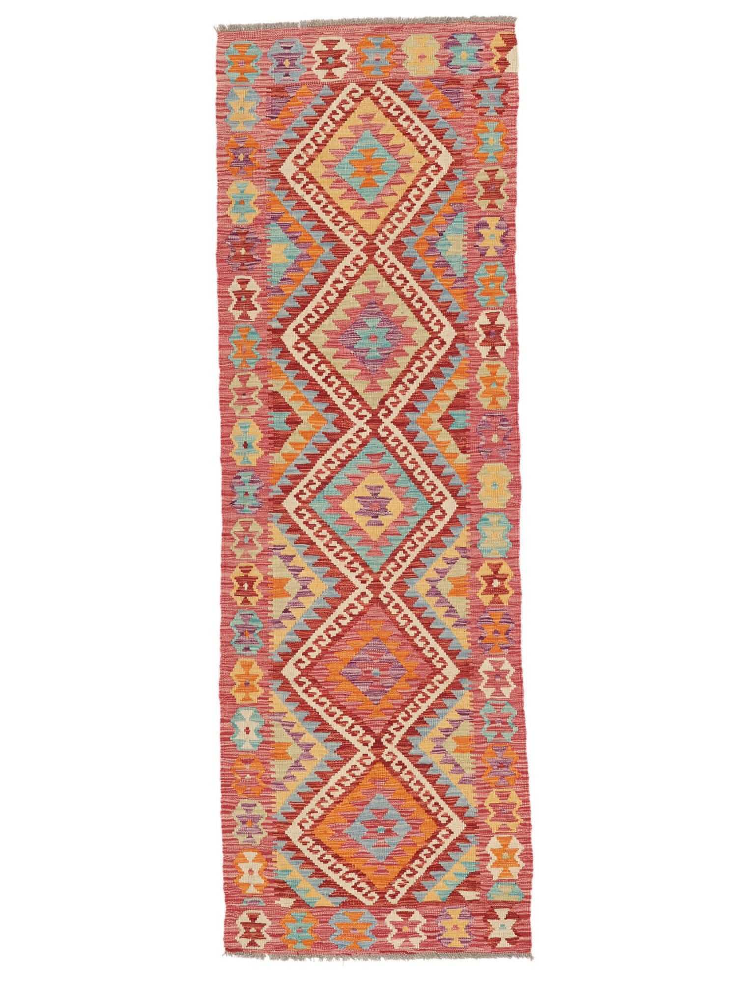 Kelim Afghan Old Stil Teppich 78×240