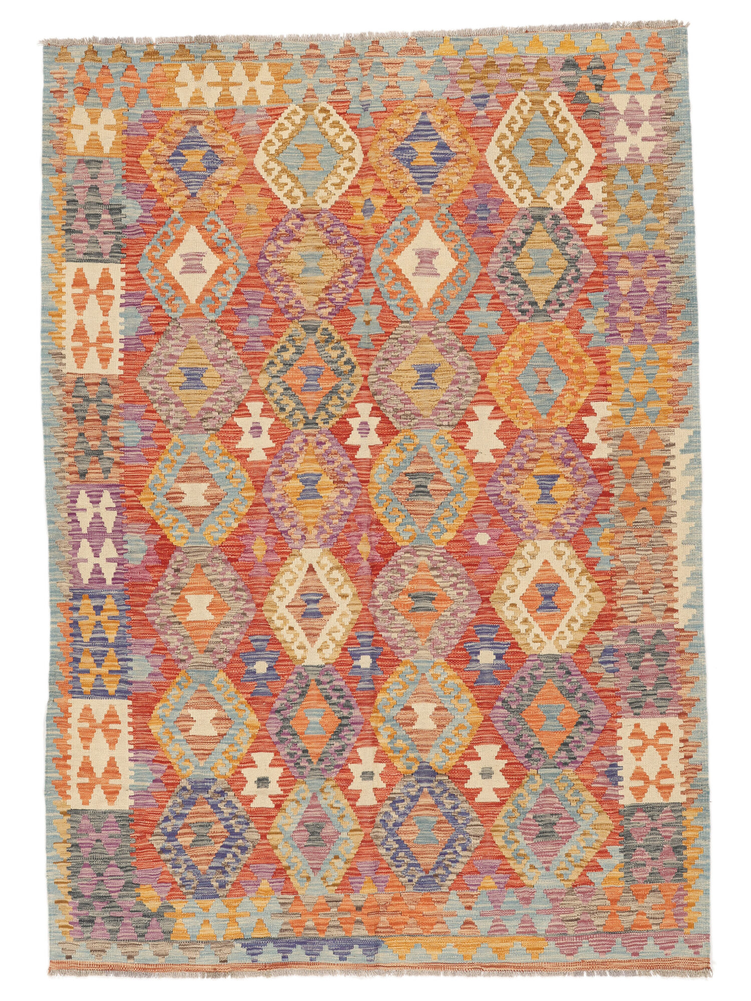 Kelim Afghan Old Stil Teppich 173×246
