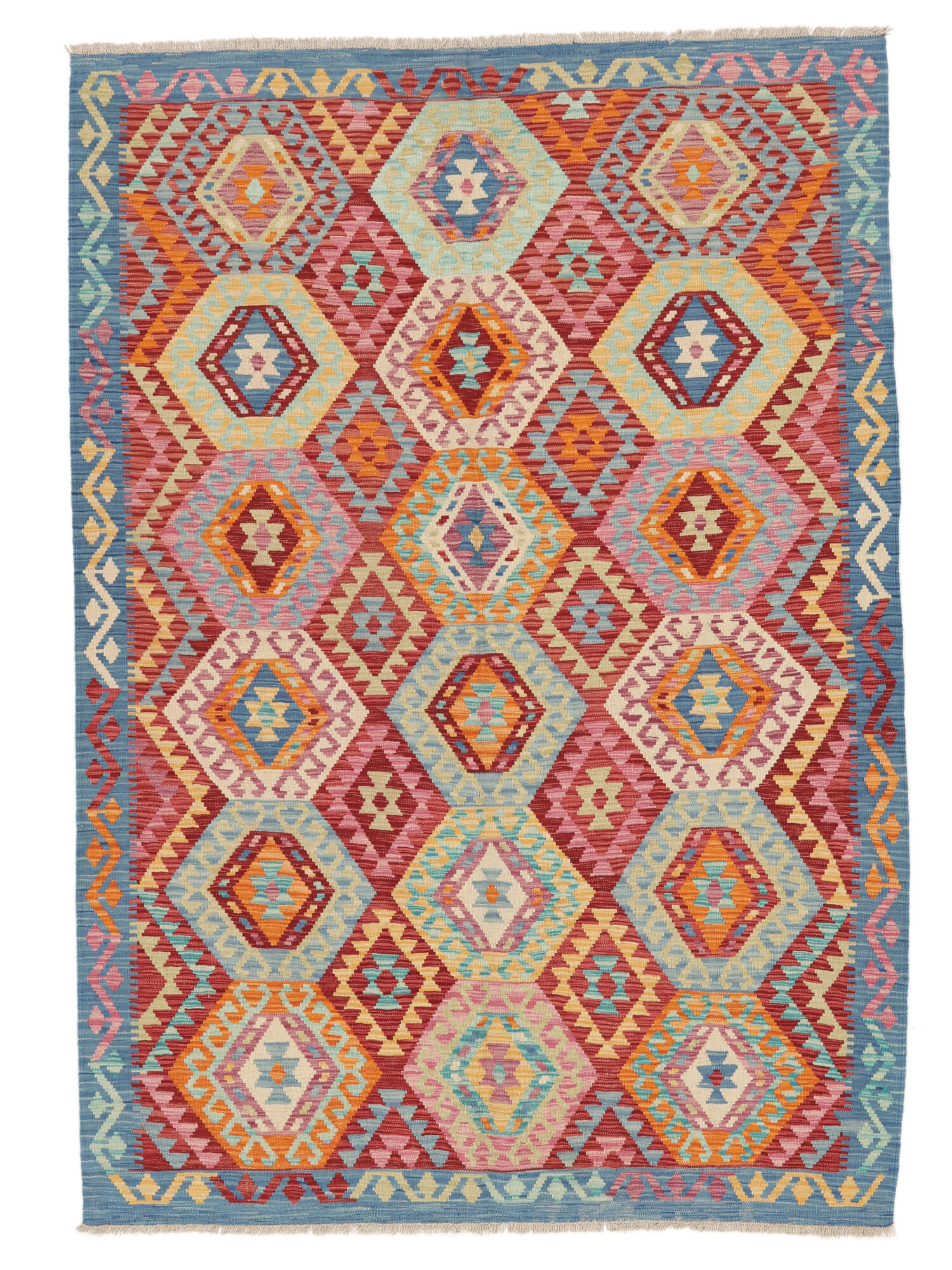 Kelim Afghan Old Stil Teppich 174×246
