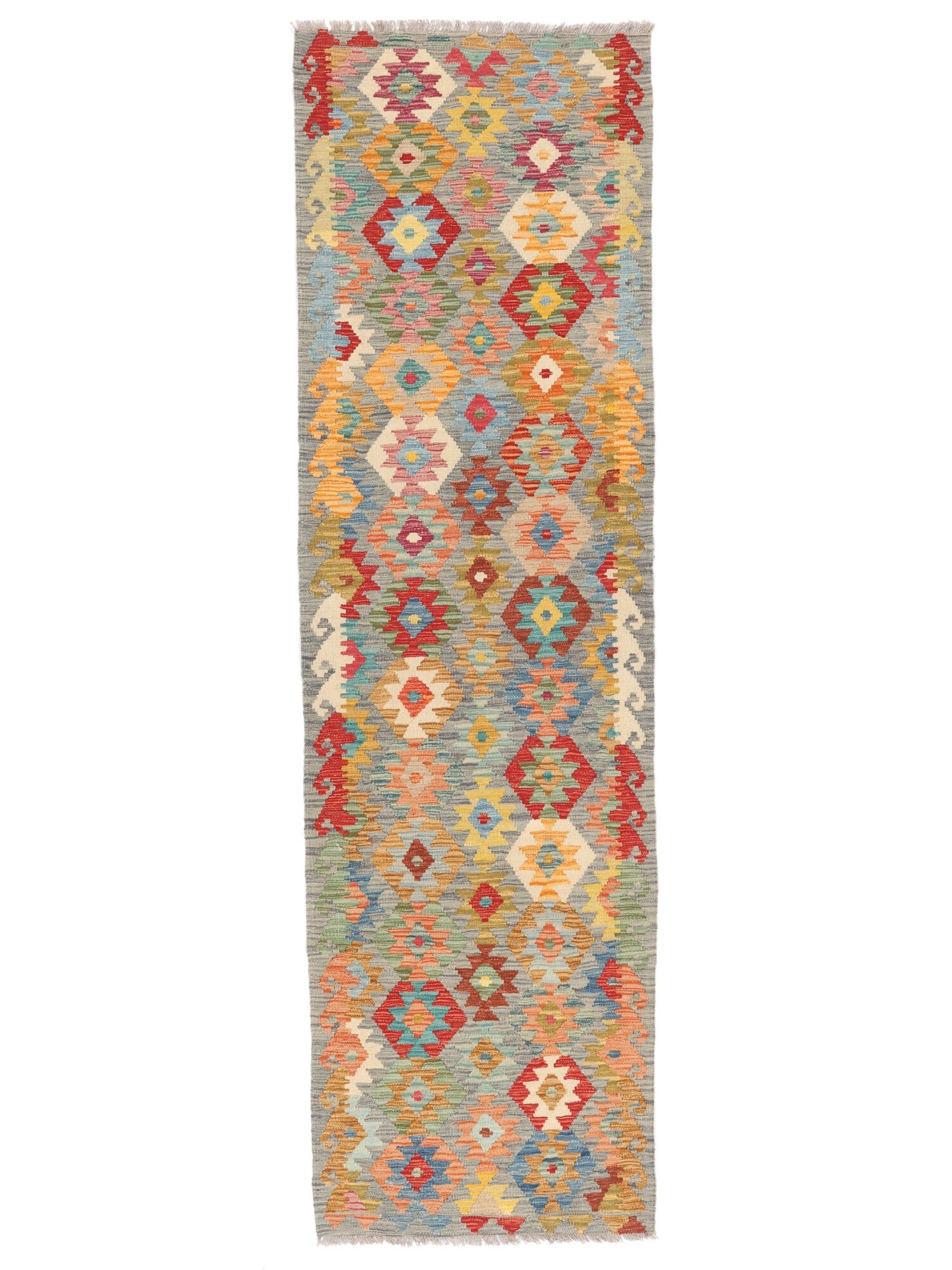 Kelim Afghan Old Stil Teppich 85×291