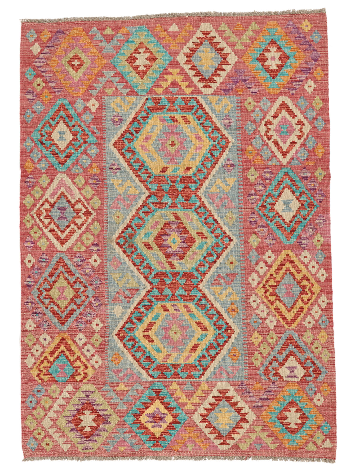 Kelim Afghan Old Stil Teppich 130×185