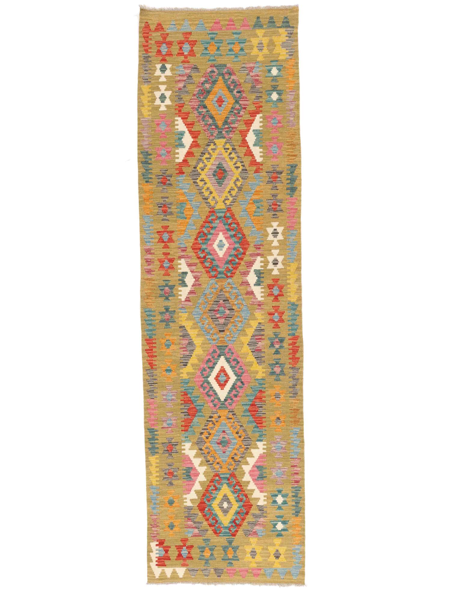 Kelim Afghan Old Stil Teppich 80×294