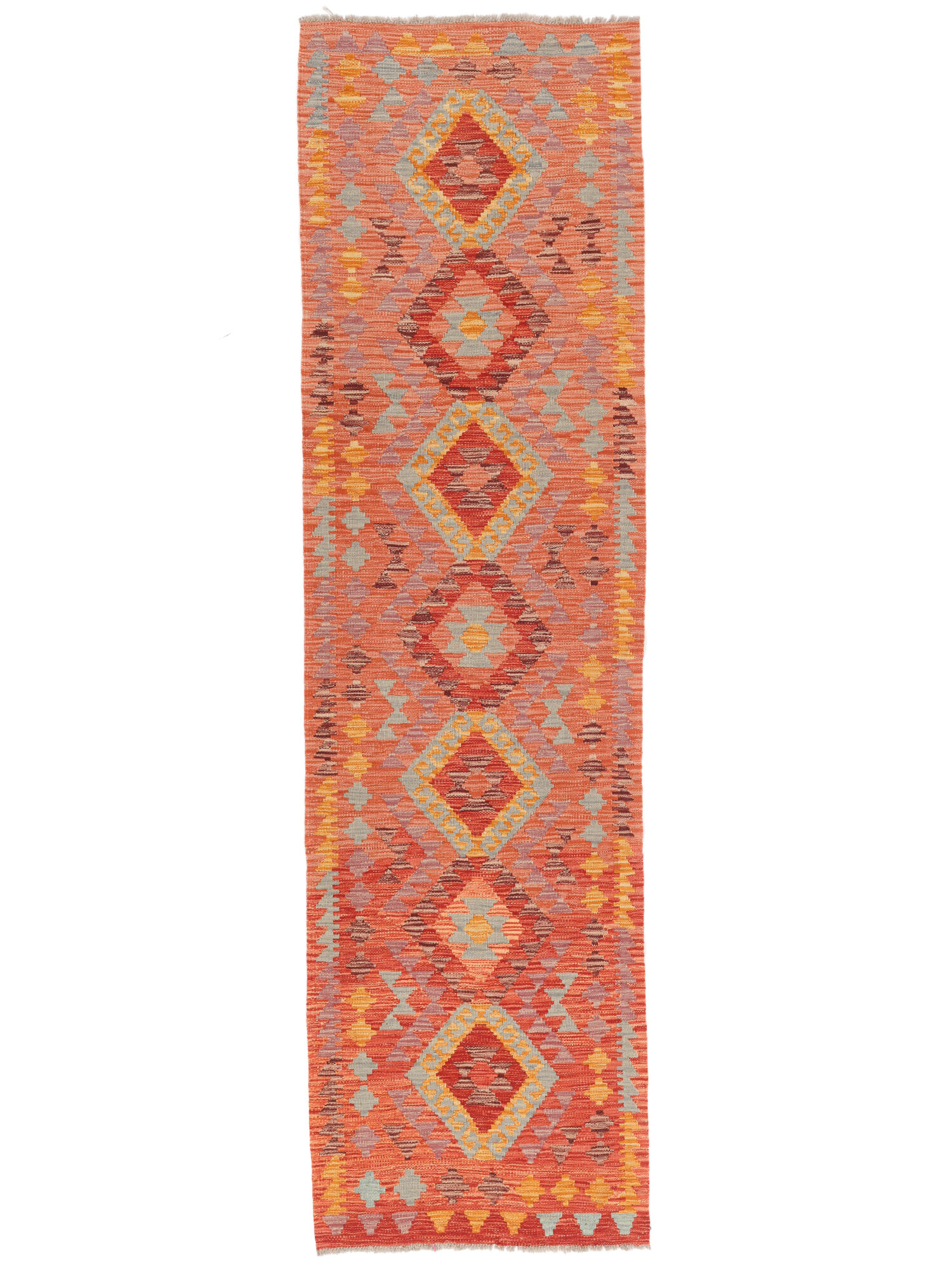 Kelim Afghan Old Stil Teppich 81×288