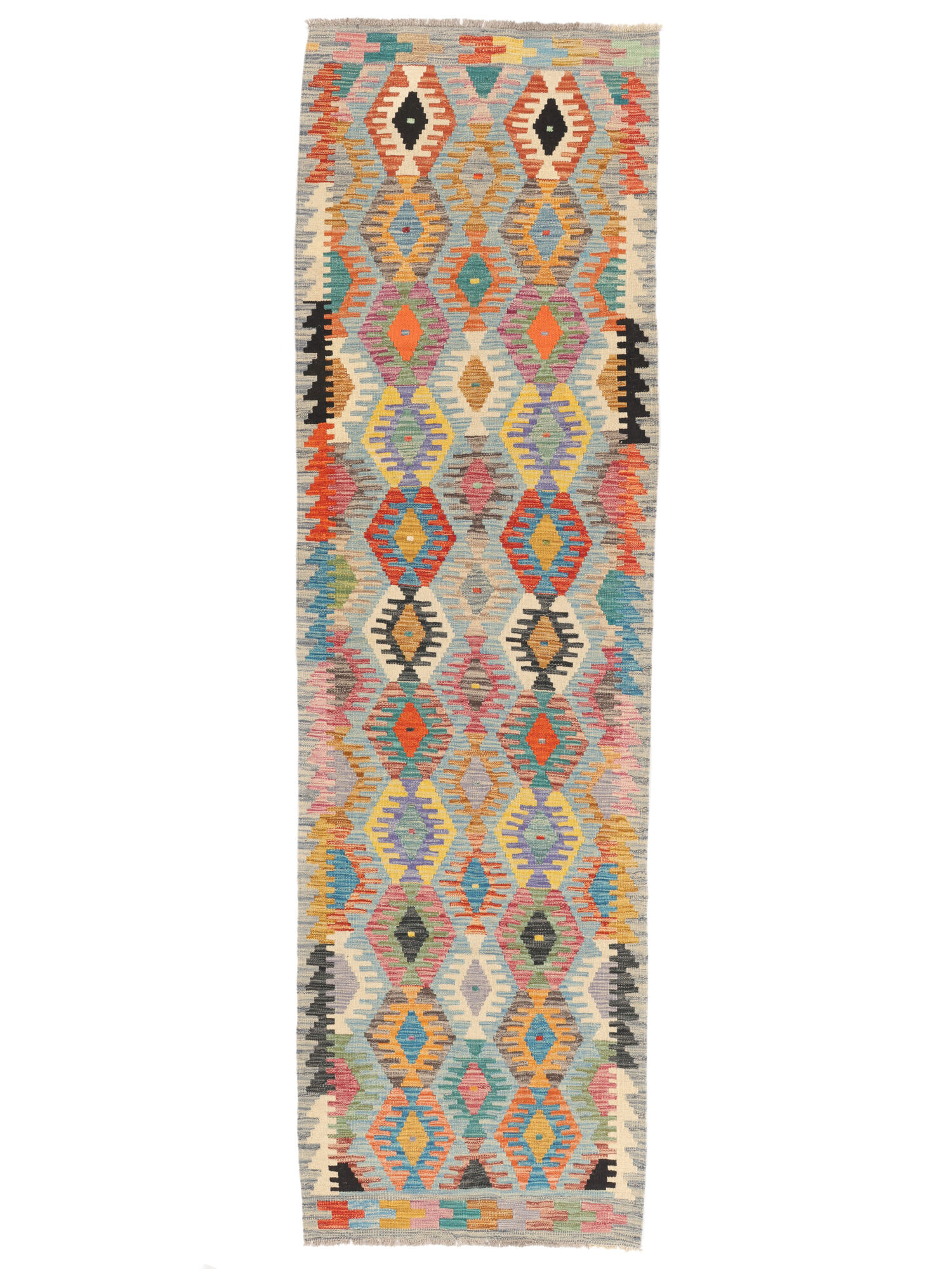 Kelim Afghan Old Stil Teppich 82×292