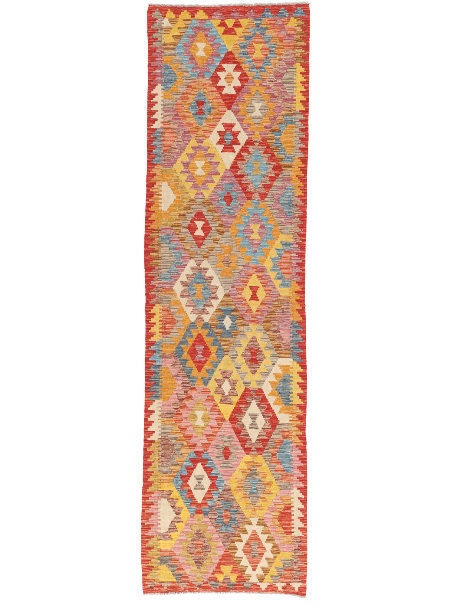 Kelim Afghan Old Stil Teppich 84×296