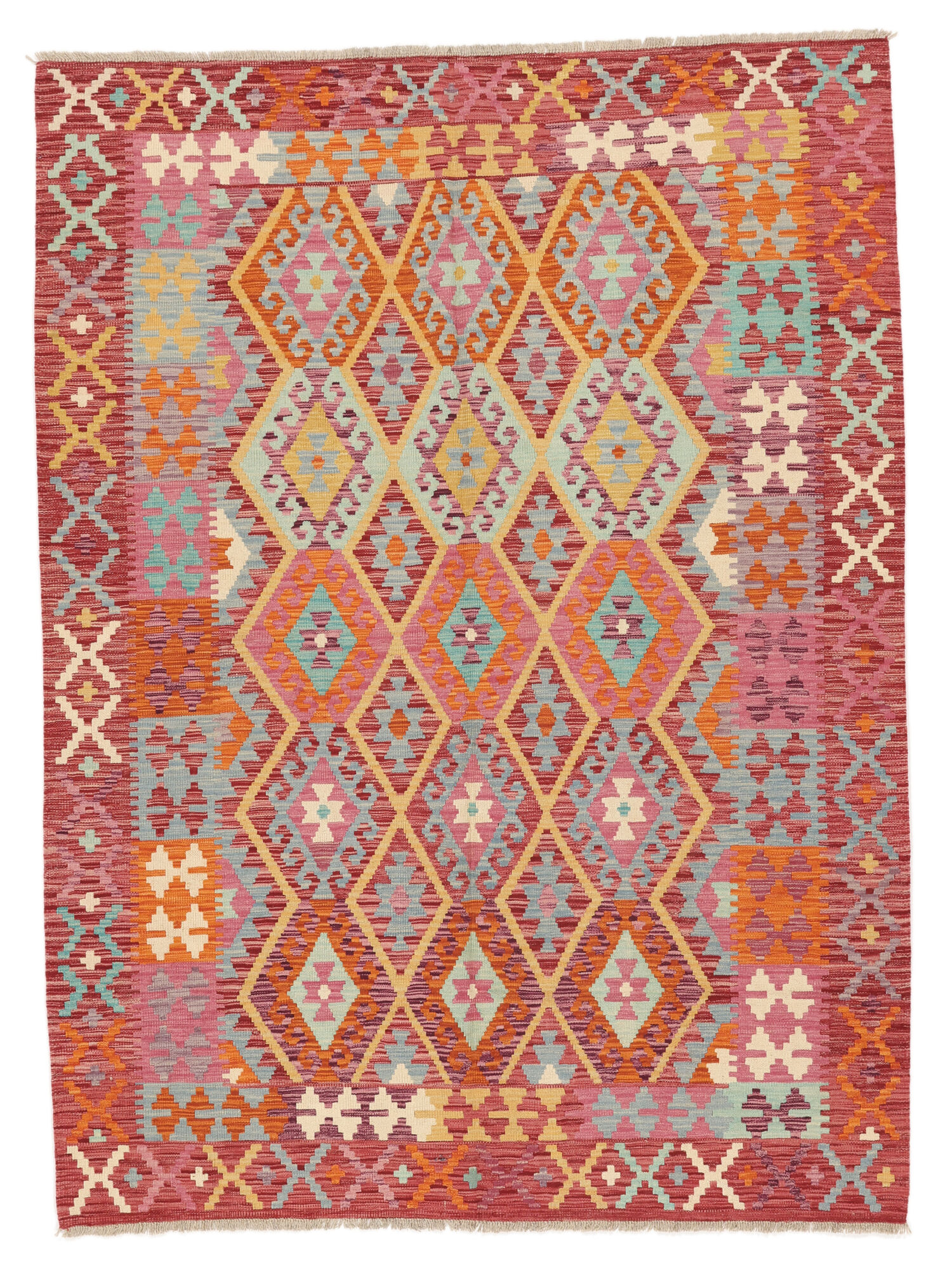 Kelim Afghan Old Stil Teppich 180×243