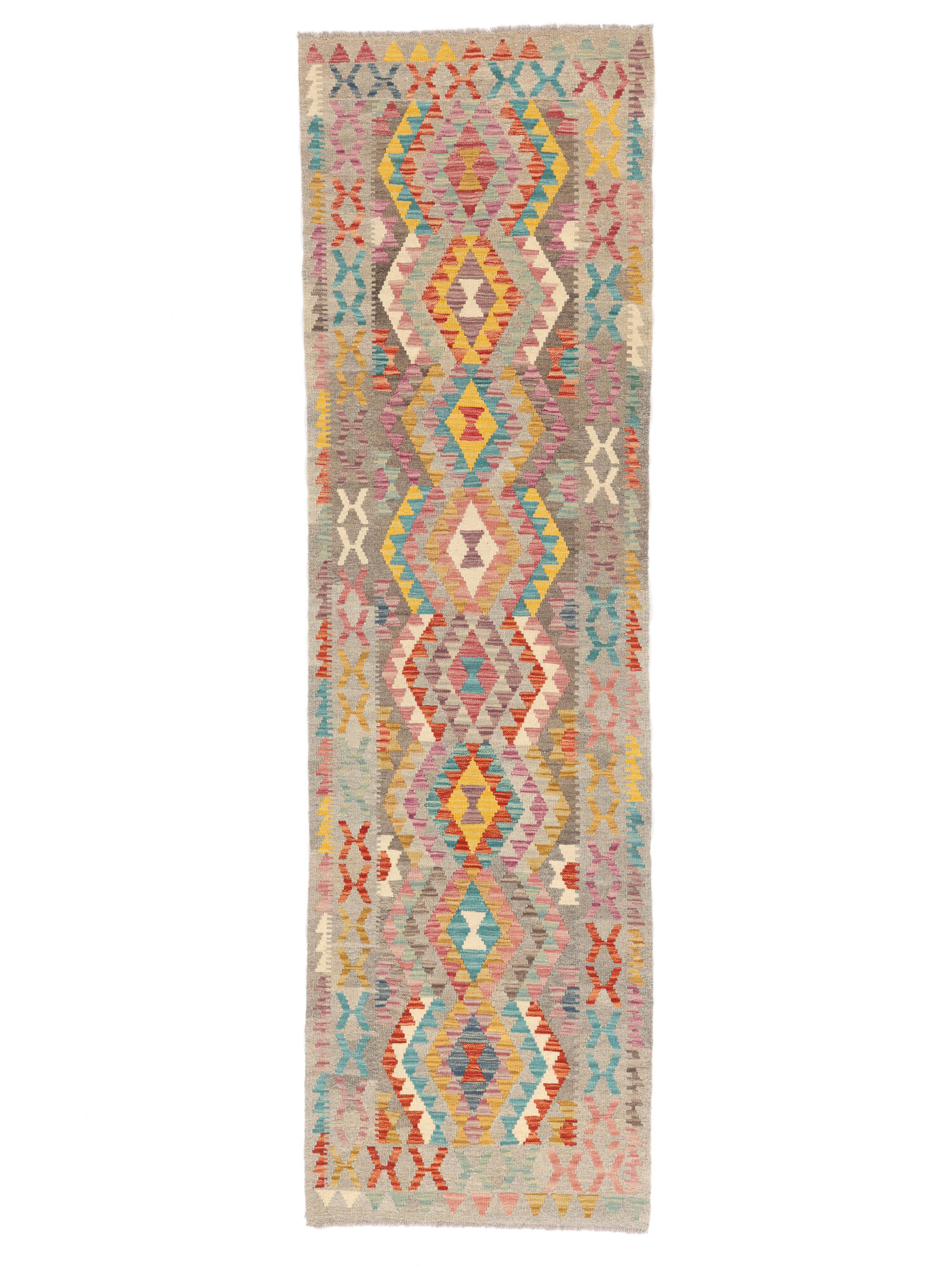 Kelim Afghan Old Stil Teppich 84×292