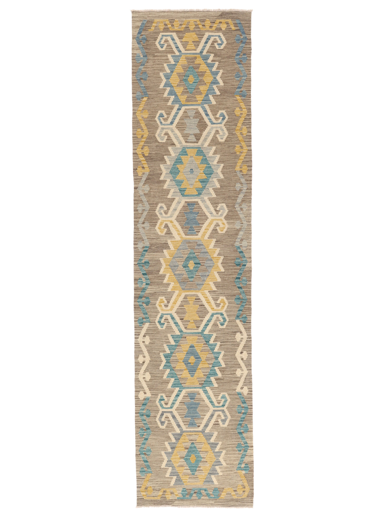 Kelim Afghan Old Stil Teppich 73×300