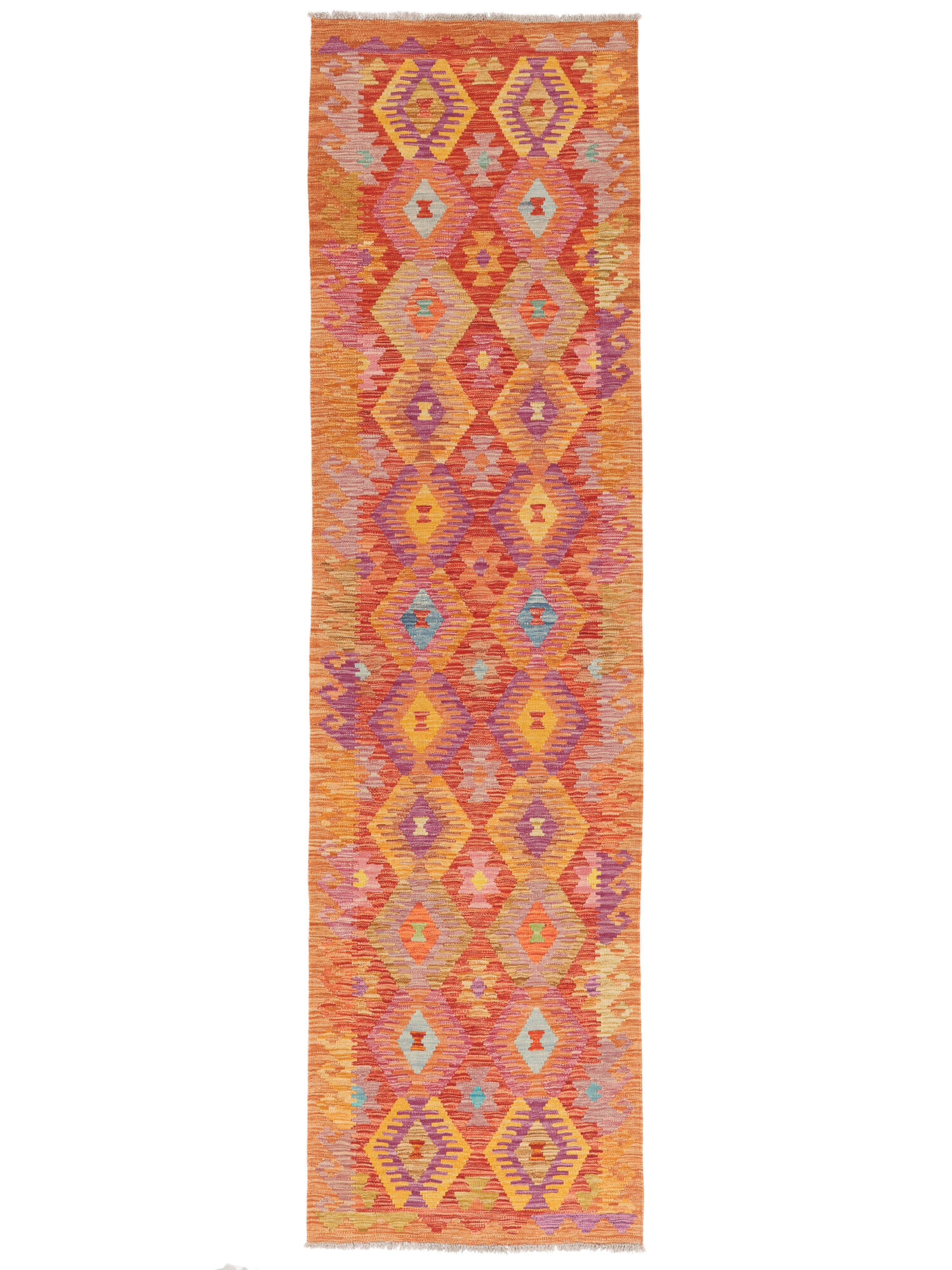 Kelim Afghan Old Stil Teppich 82×294