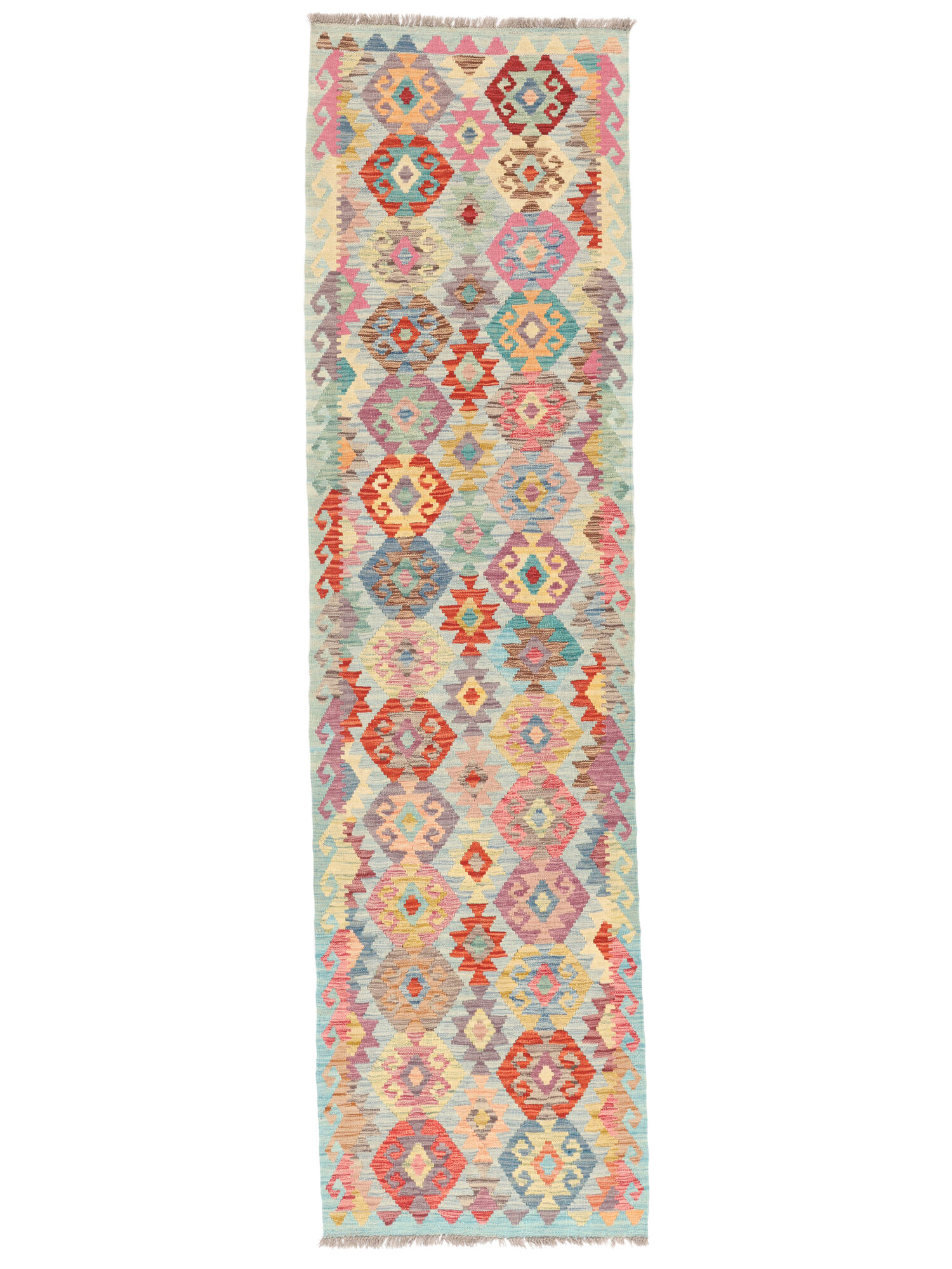 Kelim Afghan Old Stil Teppich 81×304