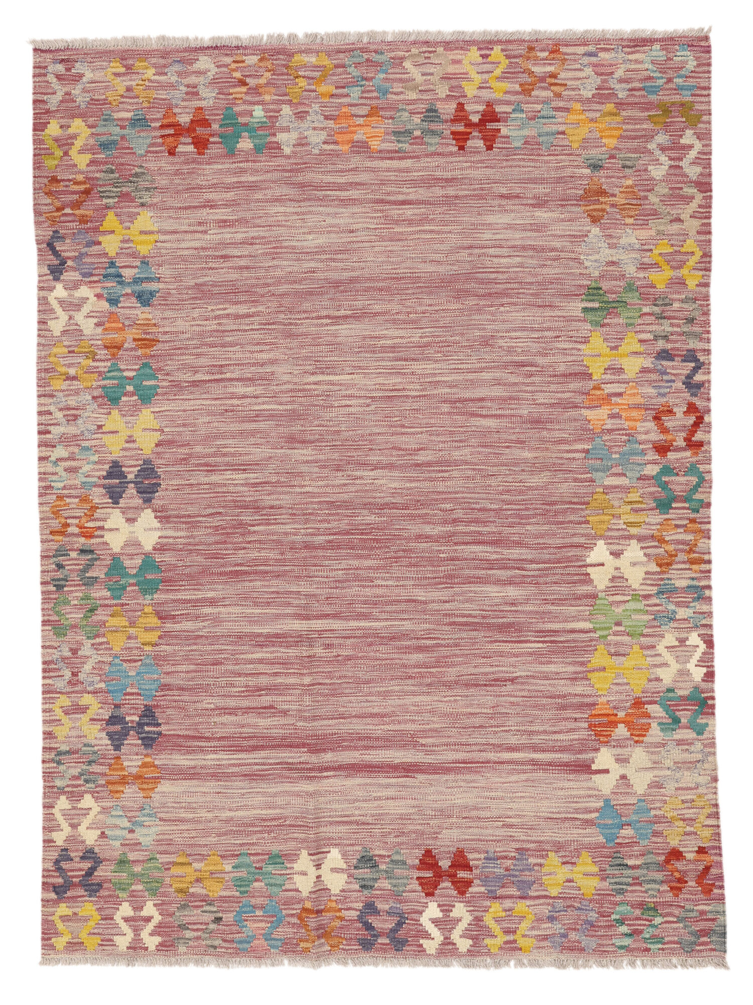 Kelim Afghan Old Stil Teppich 129×178