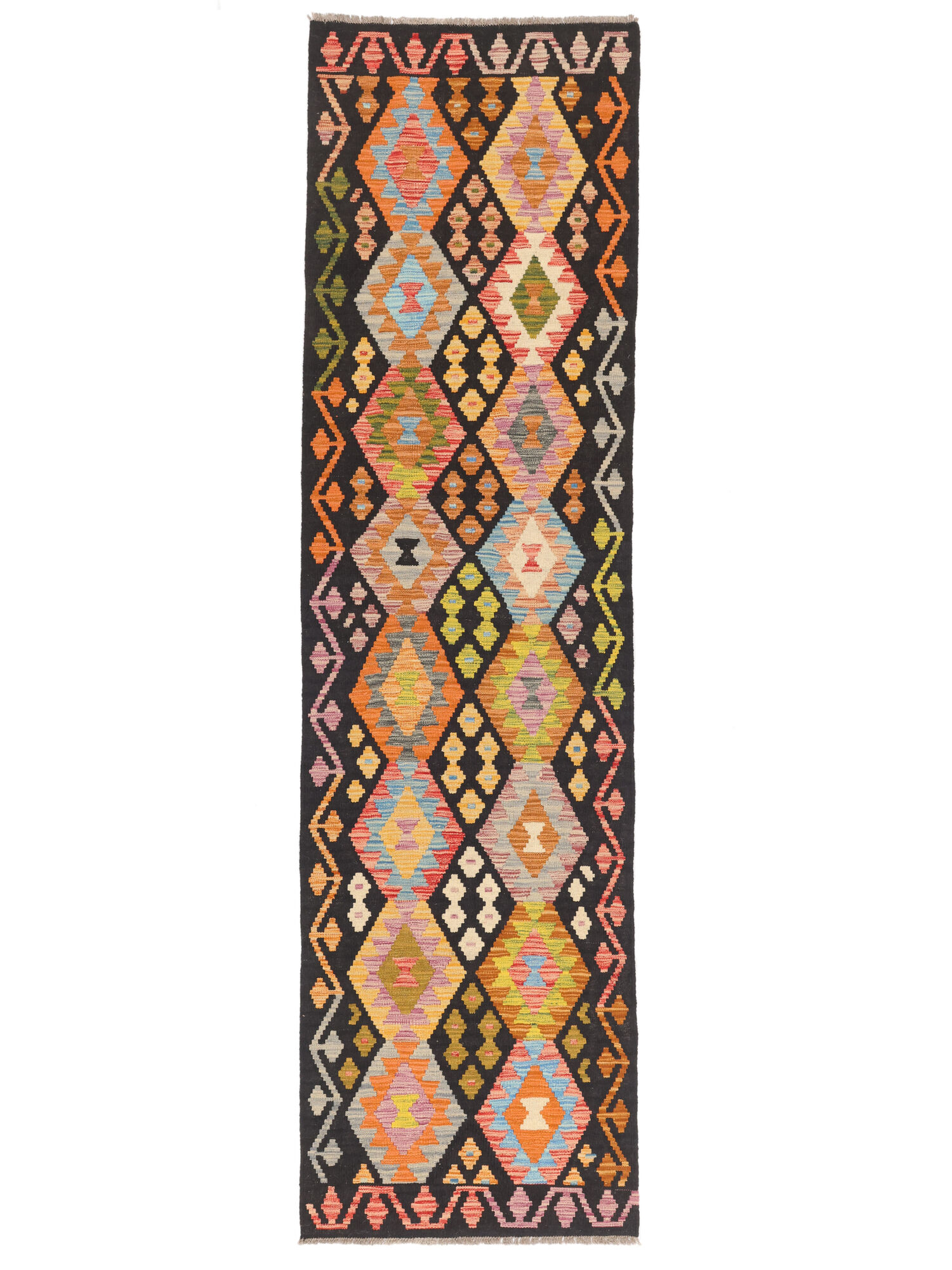 Kelim Afghan Old Stil Teppich 79×287