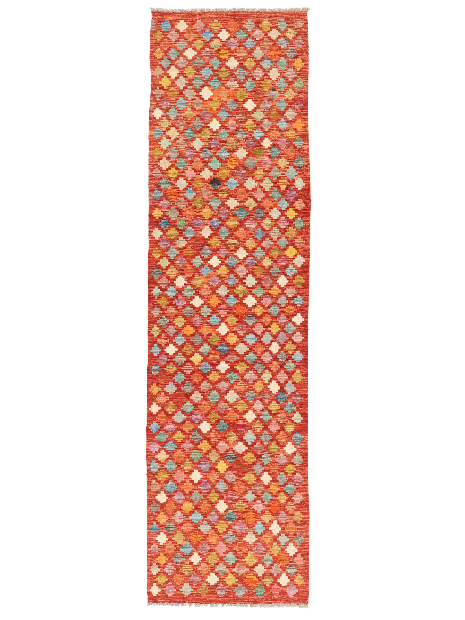 Kelim Afghan Old Stil Teppich 82×303