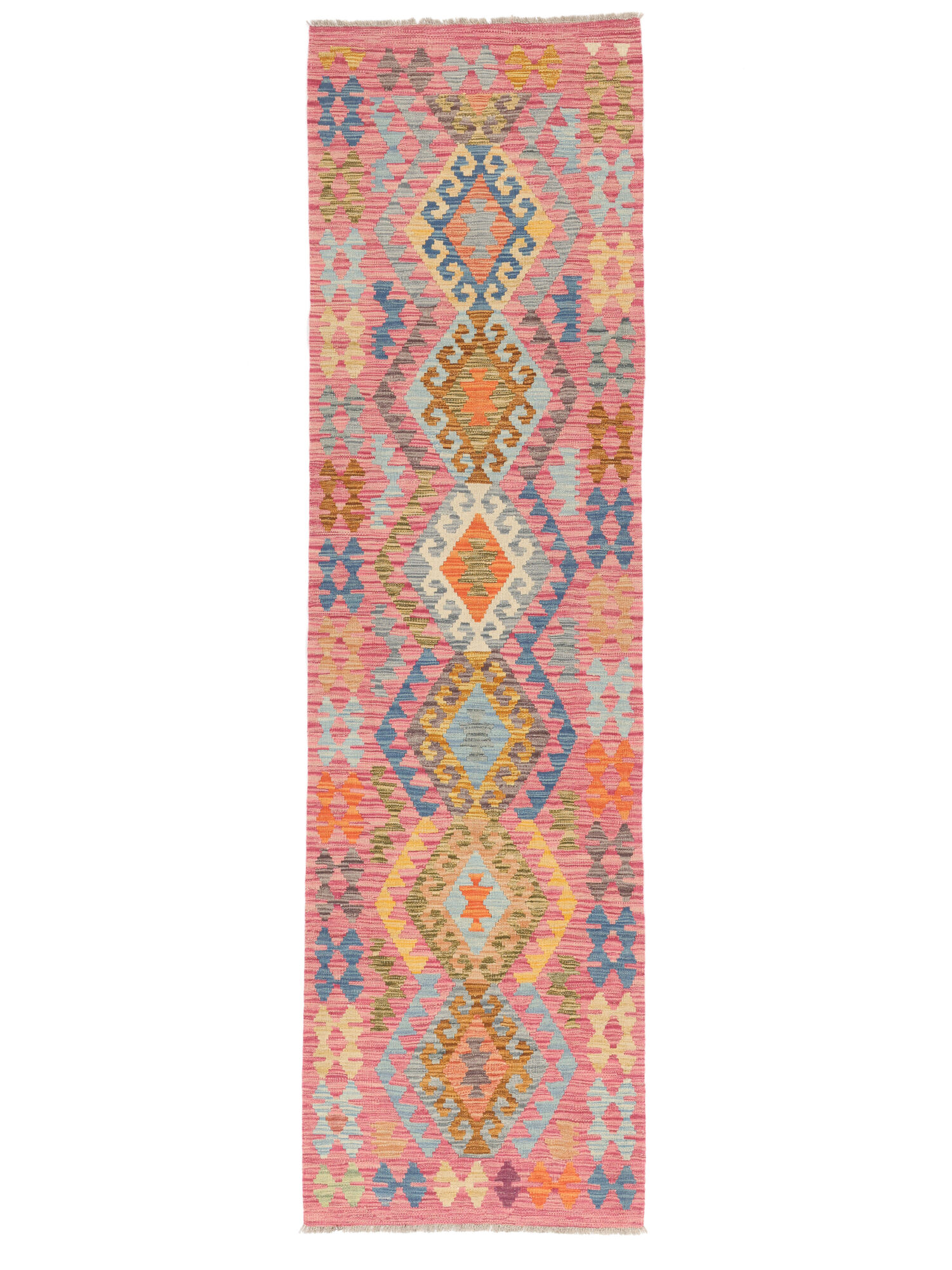 Kelim Afghan Old Stil Teppich 83×297