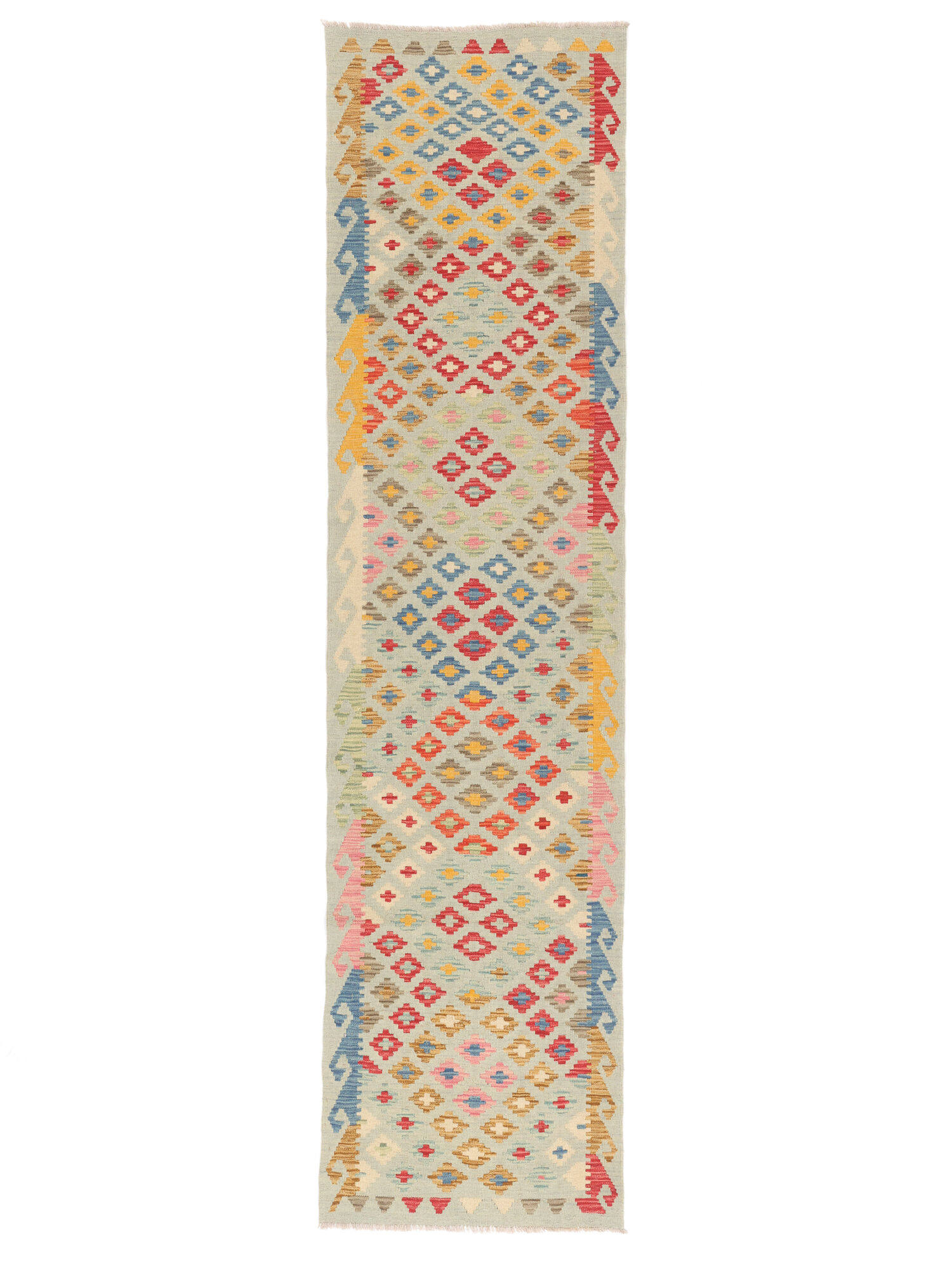 Kelim Afghan Old Stil Teppich 77×307