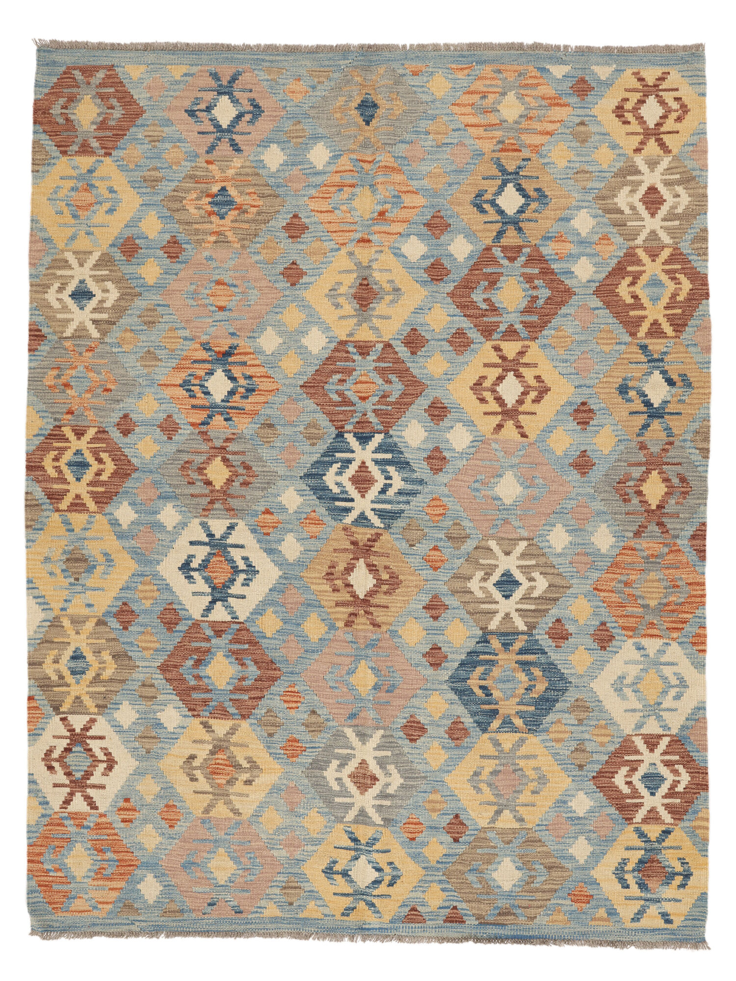 Kelim Afghan Old Stil Teppich 150×196