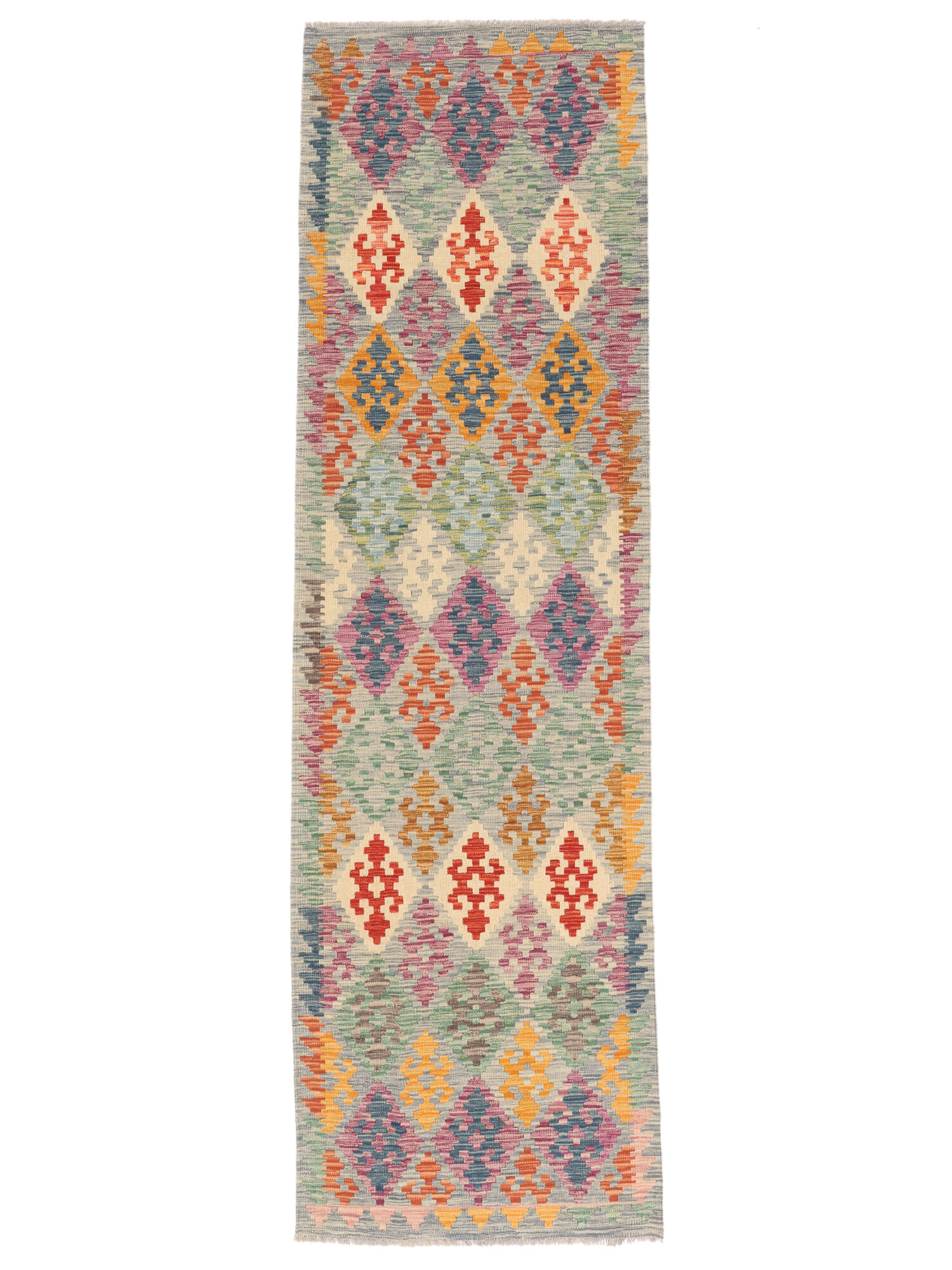 Kelim Afghan Old Stil Teppich 86×292