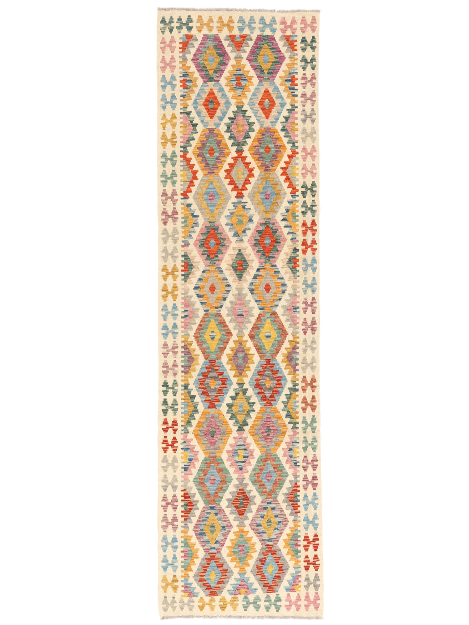 Kelim Afghan Old Stil Teppich 80×298