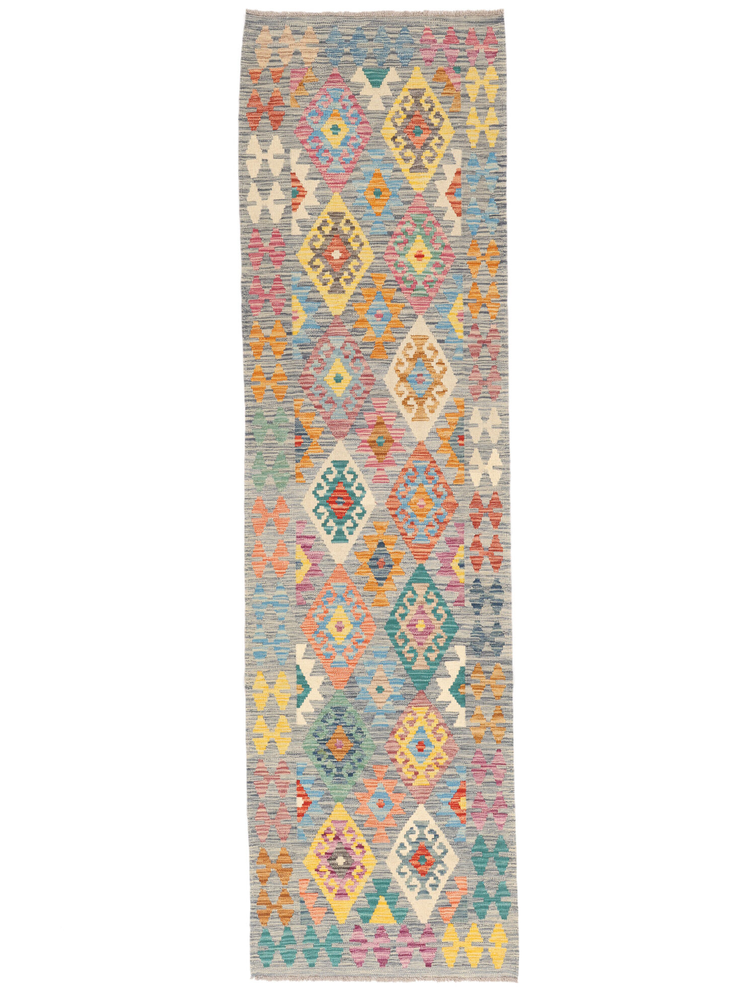 Kelim Afghan Old Stil Teppich 80×291