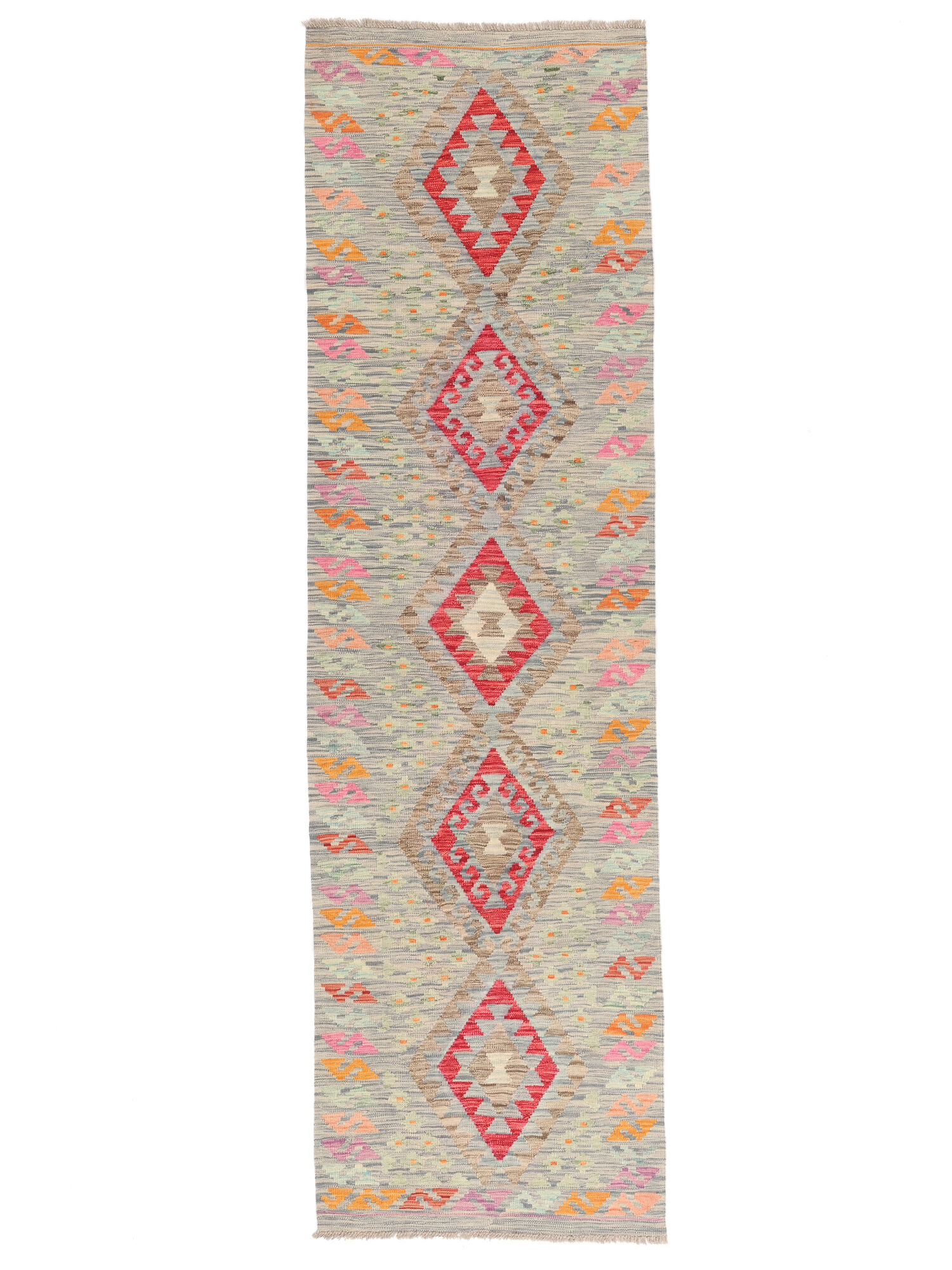 Kelim Afghan Old Stil Teppich 86×297