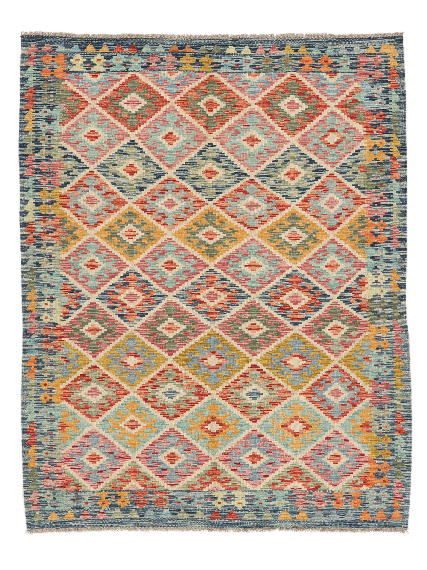 Kelim Afghan Old Stil Teppich 155×196