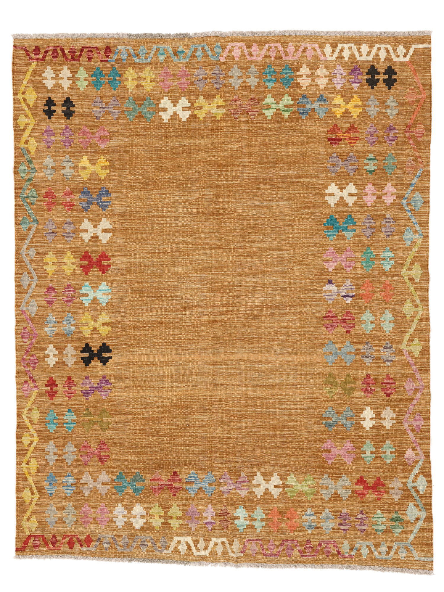 Kelim Afghan Old Stil Teppich 154×196