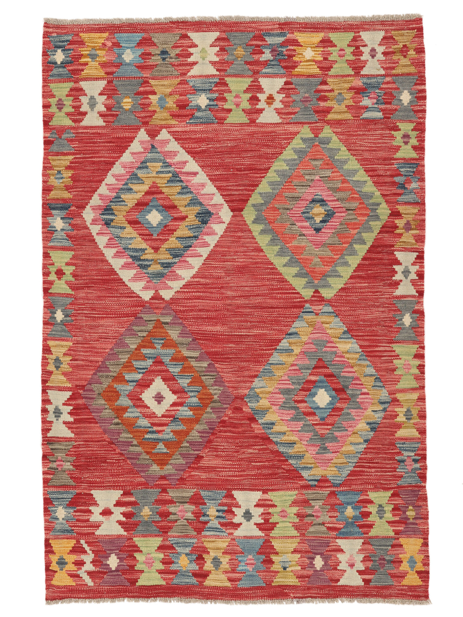 Kelim Afghan Old Stil Teppich 117×179