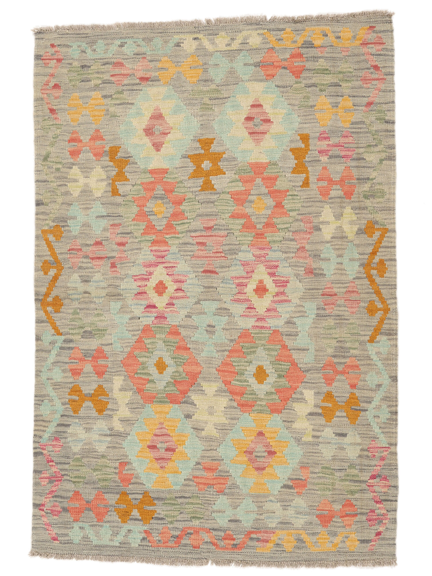 Kelim Afghan Old Stil Teppich 103×152